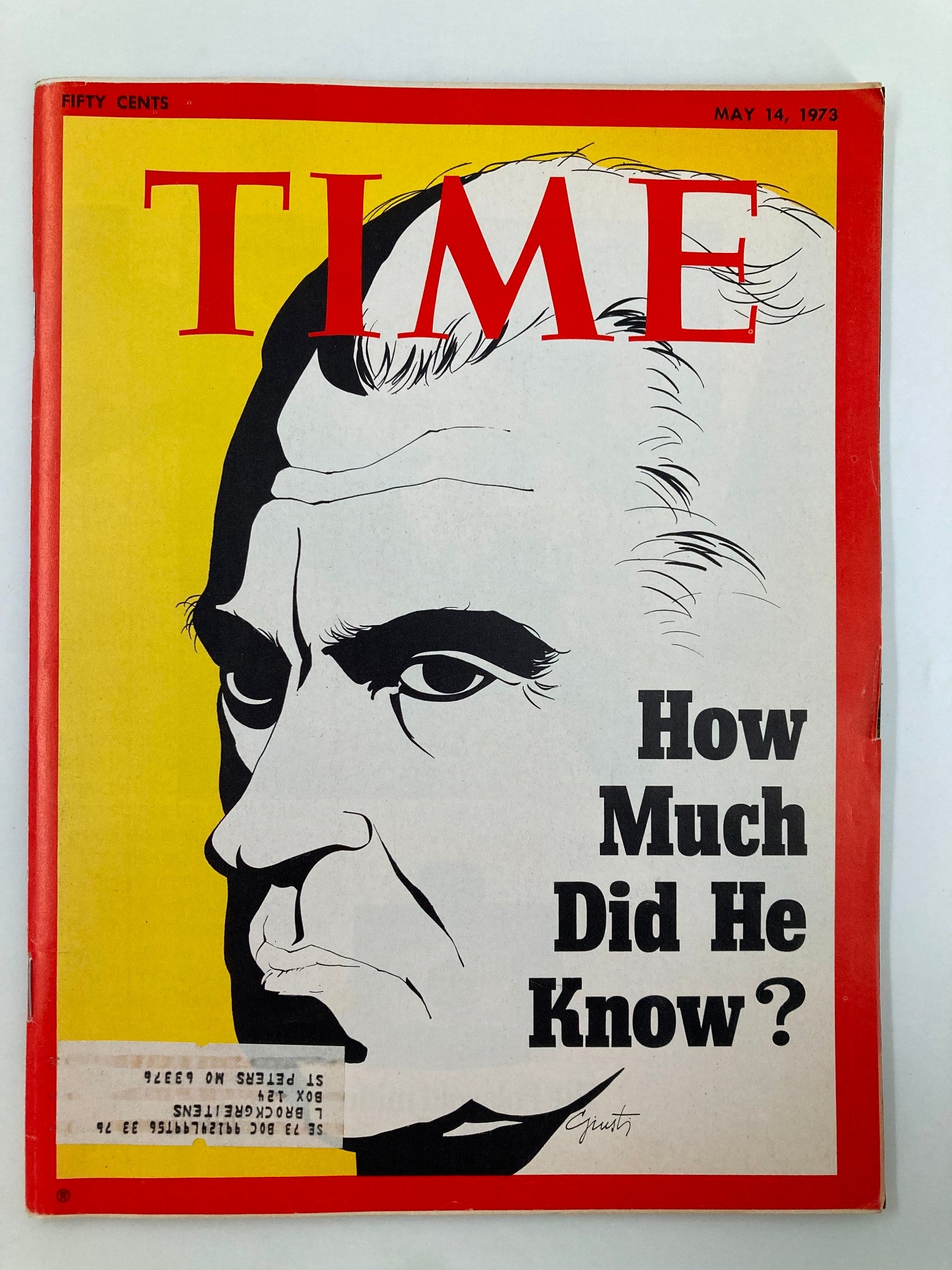 VTG Time Magazine May 14 1973 Richard Nixon How Much Did He Know?