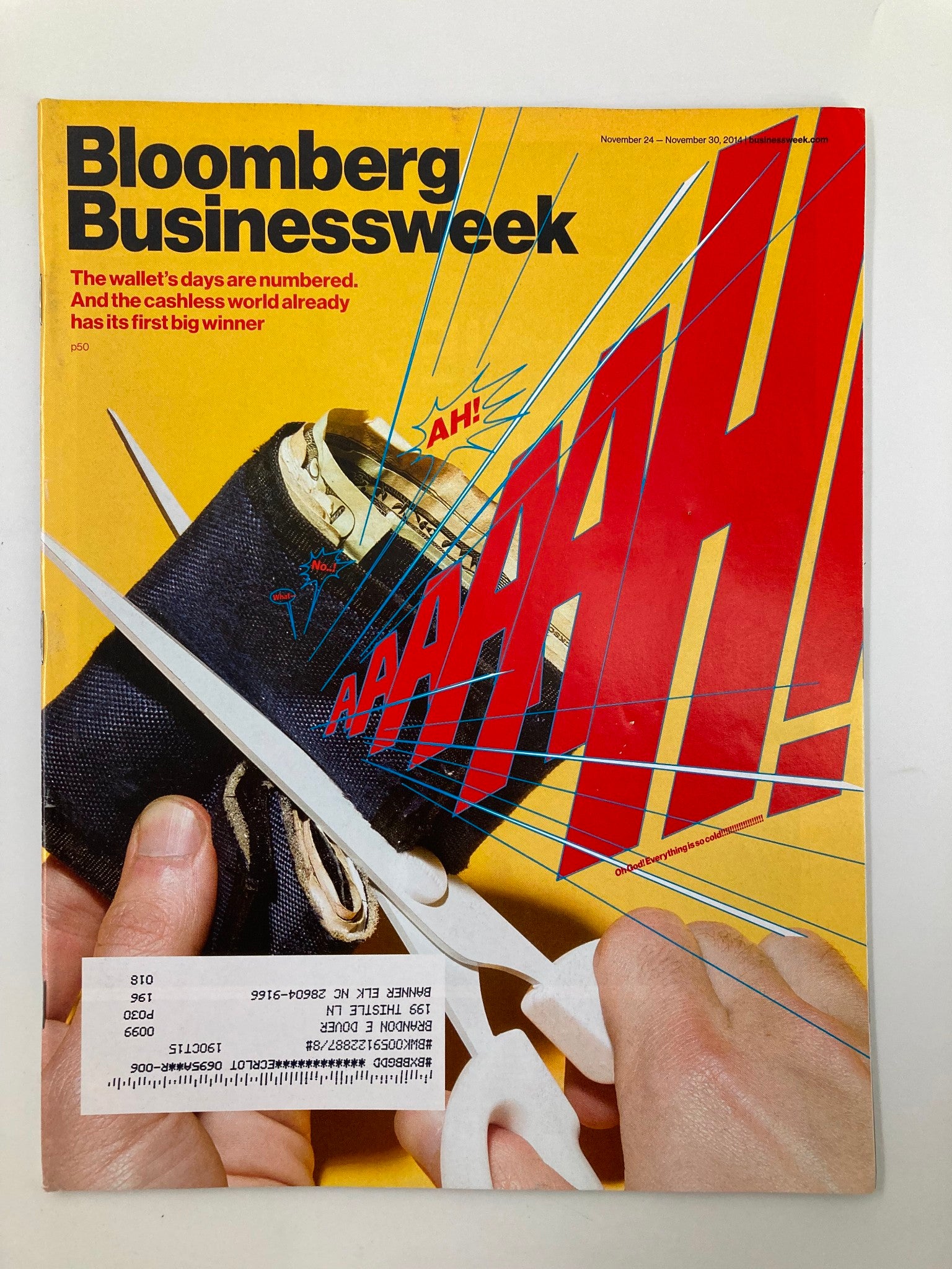 Bloomberg Businessweek Magazine November 24 2014 The Wallet Day's Are Numbered