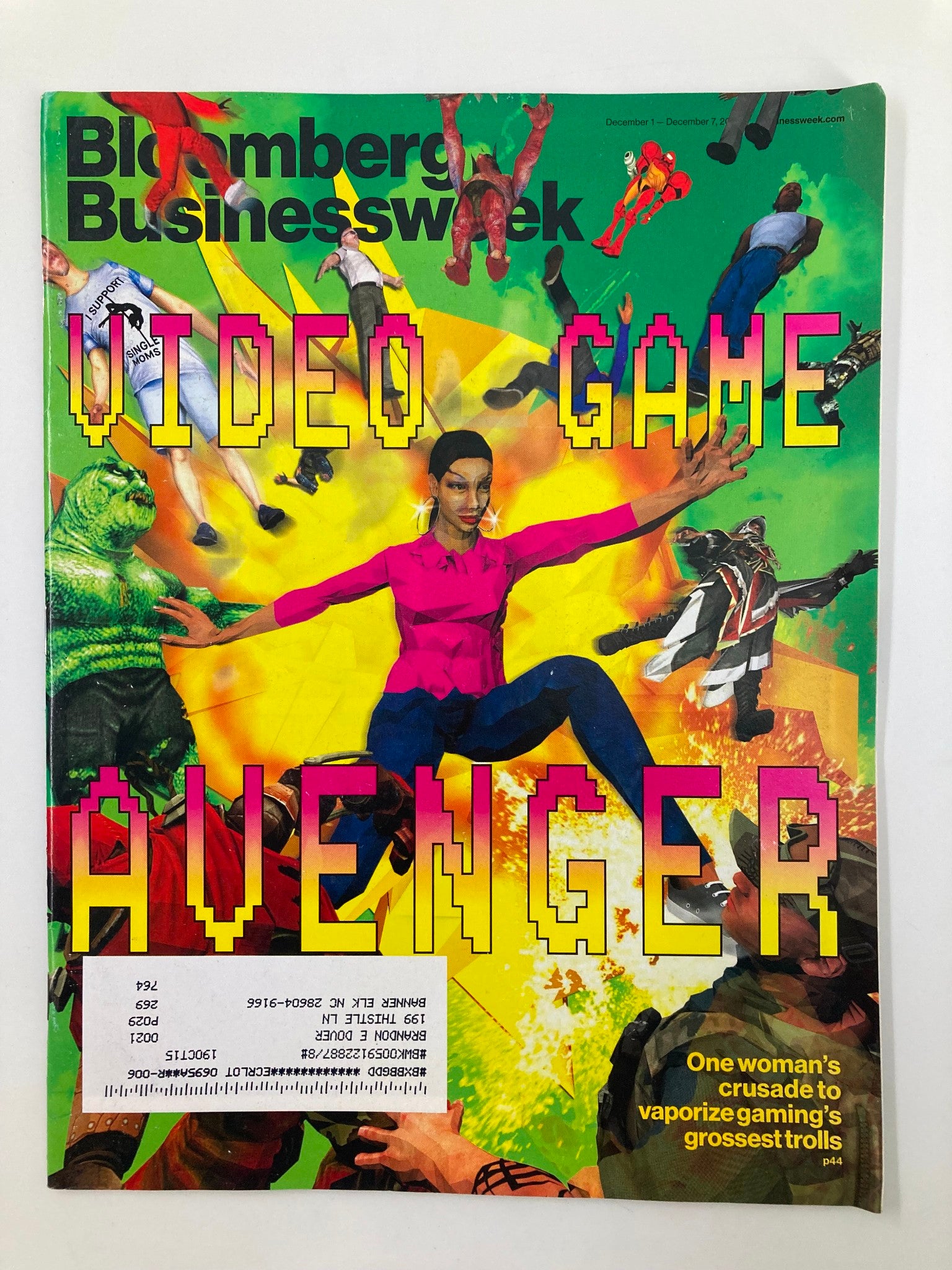 Bloomberg Businessweek Magazine December 1 2014 Video Game Avenger