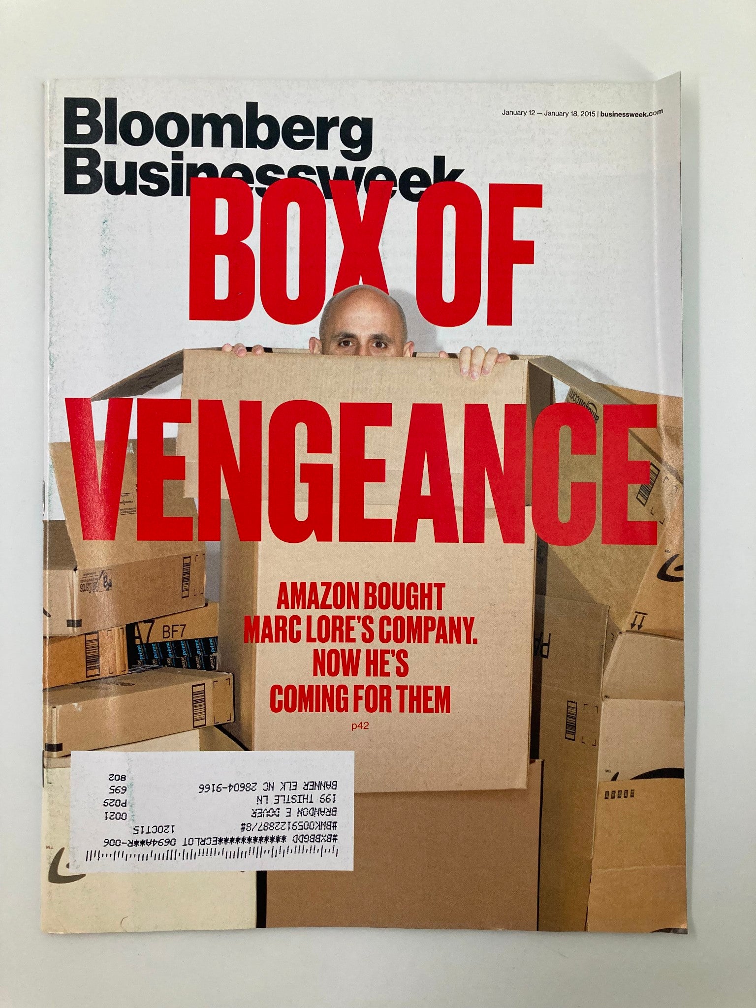 Bloomberg Businessweek Magazine January 12 2015 Amazon Bought Marc Lore Company