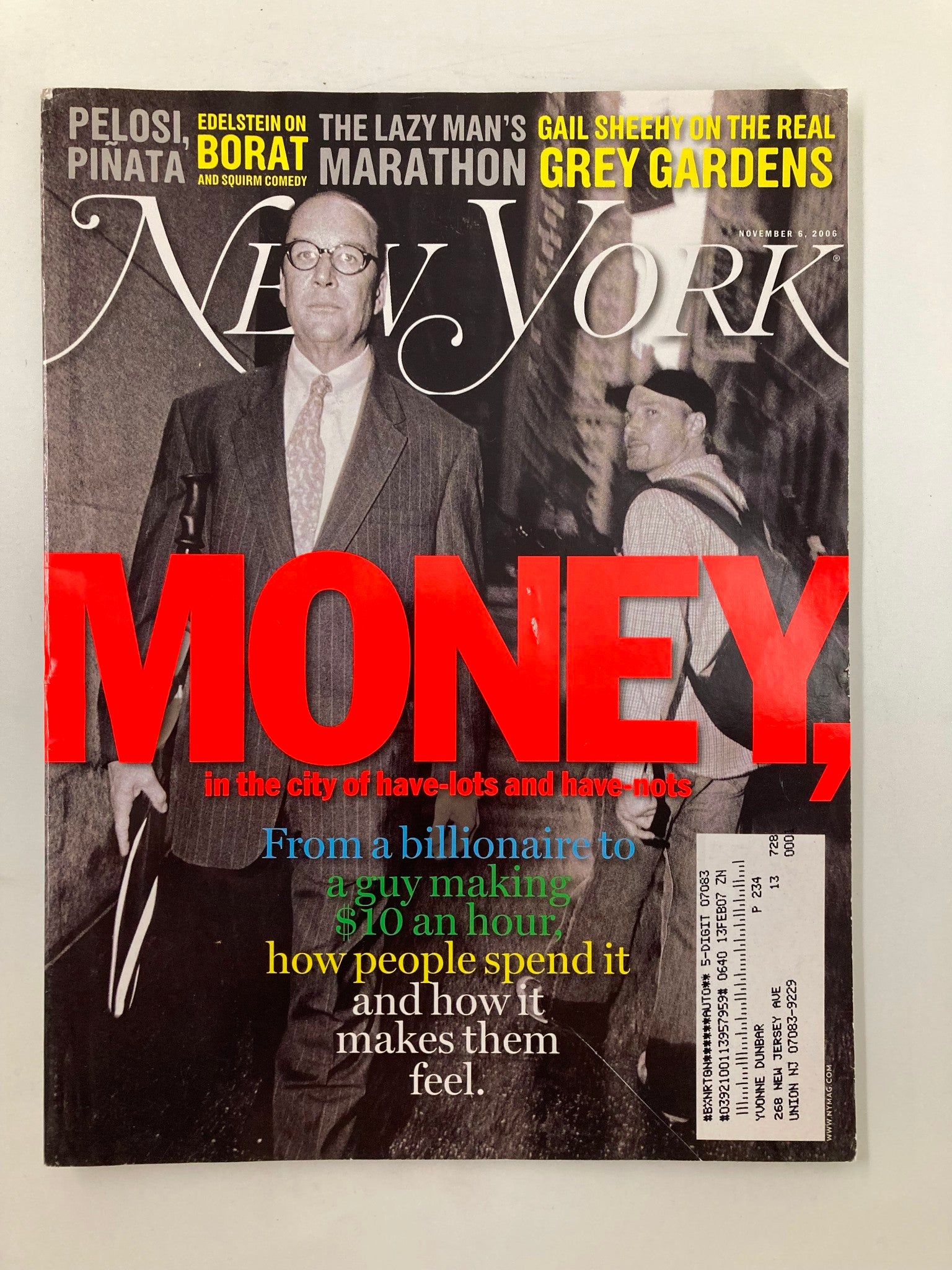 New York Magazine November 6 2006 From A Billionaire To Making $10 an Hour