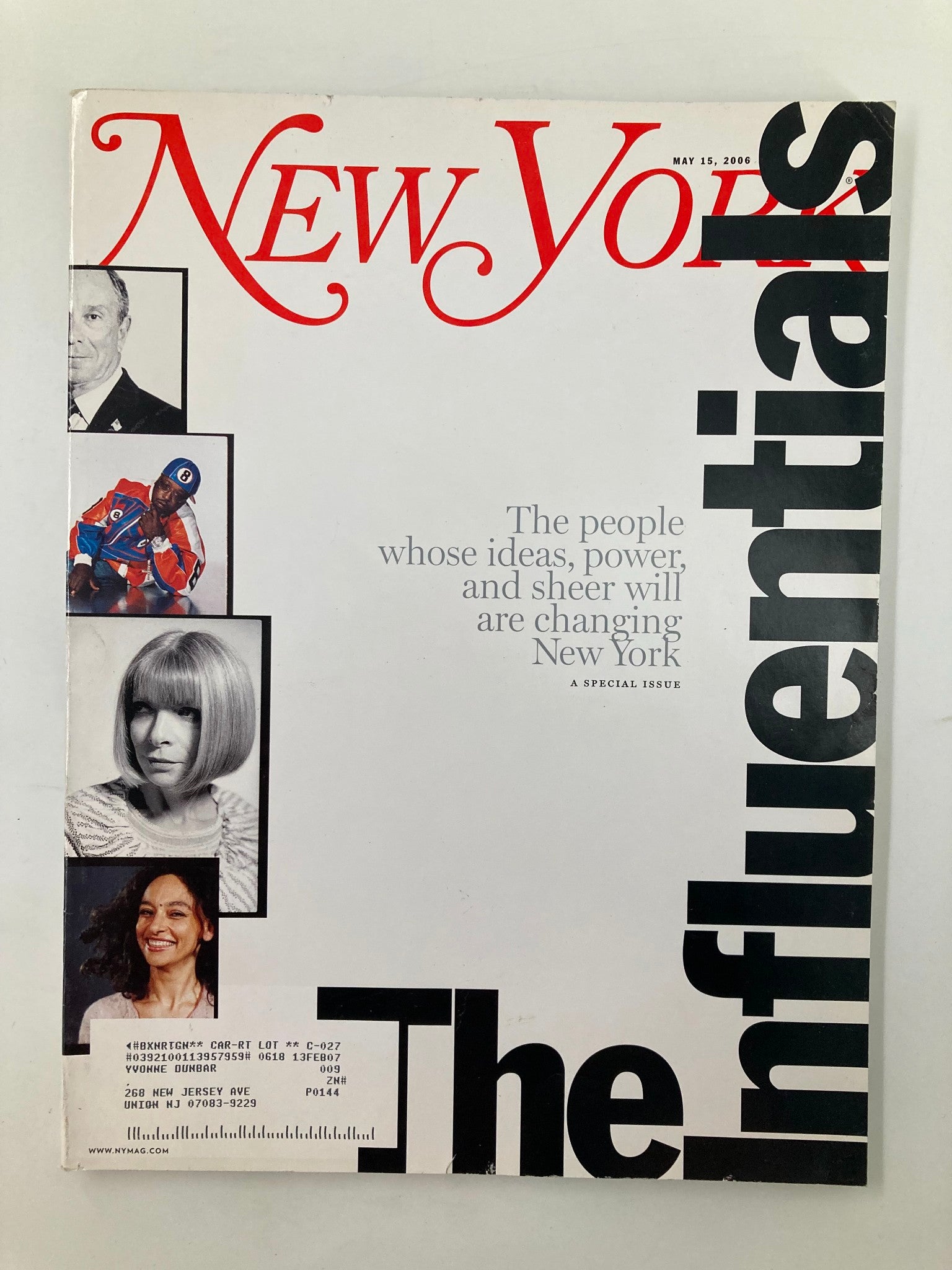 New York Magazine May 15 2006 The Influentials Anna Wintour, Movies Tom Cruise