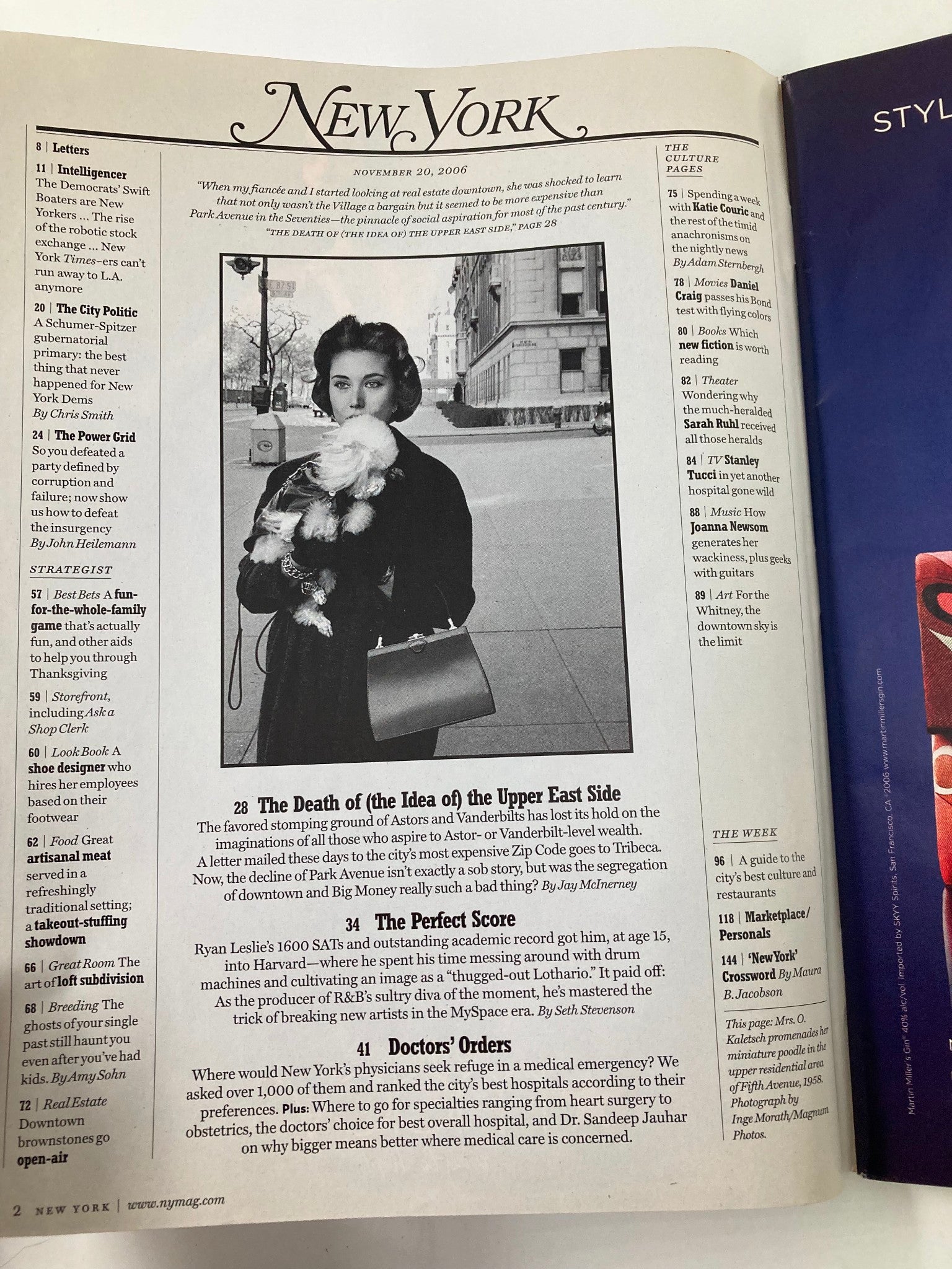 New York Magazine November 20 2006 The Best Hospitals 4 a.m. Emergencies