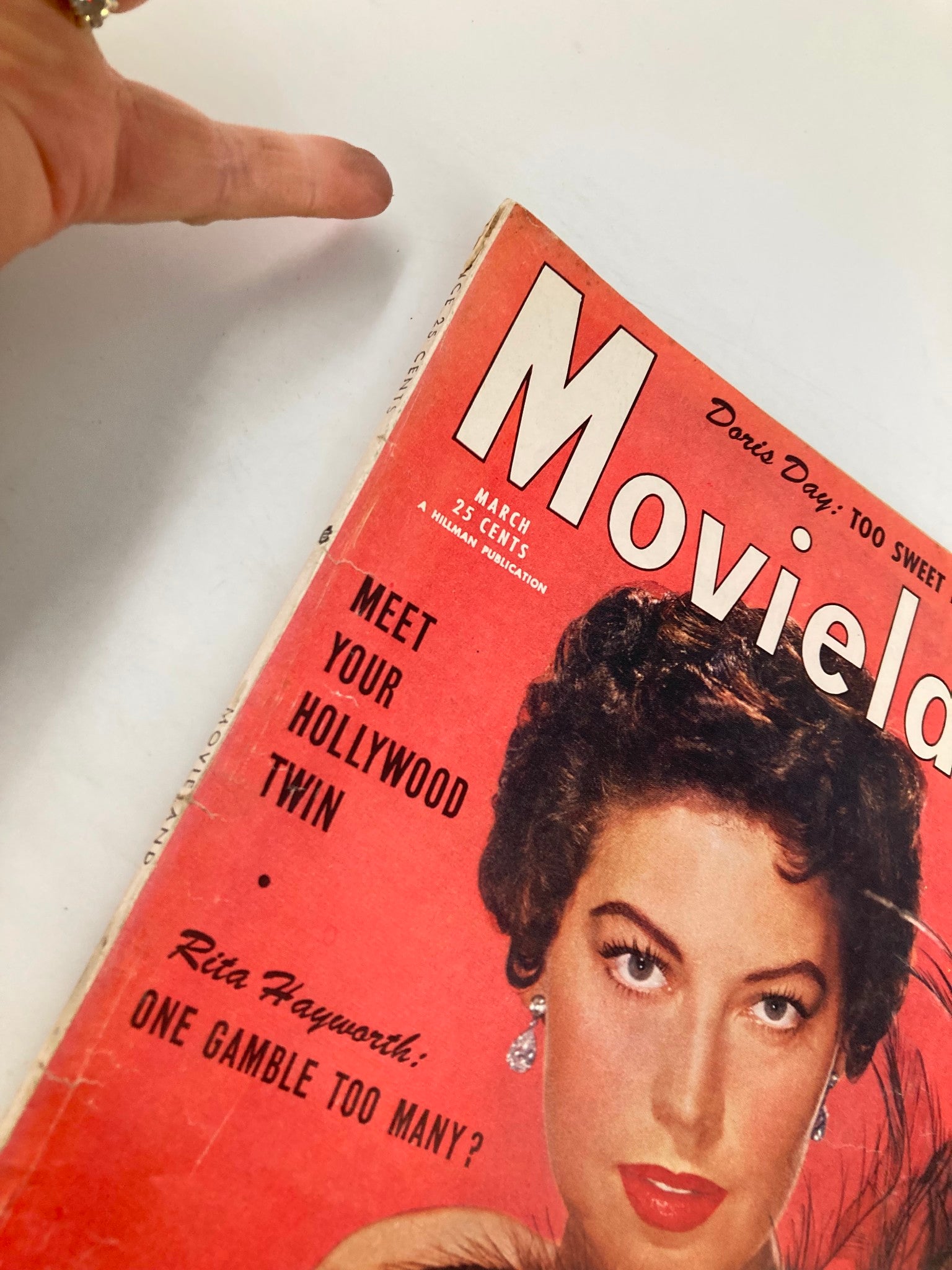 VTG Movieland Magazine March 1954 Vol 12 #3 Ava Gardner, Rita Hayworth No Label