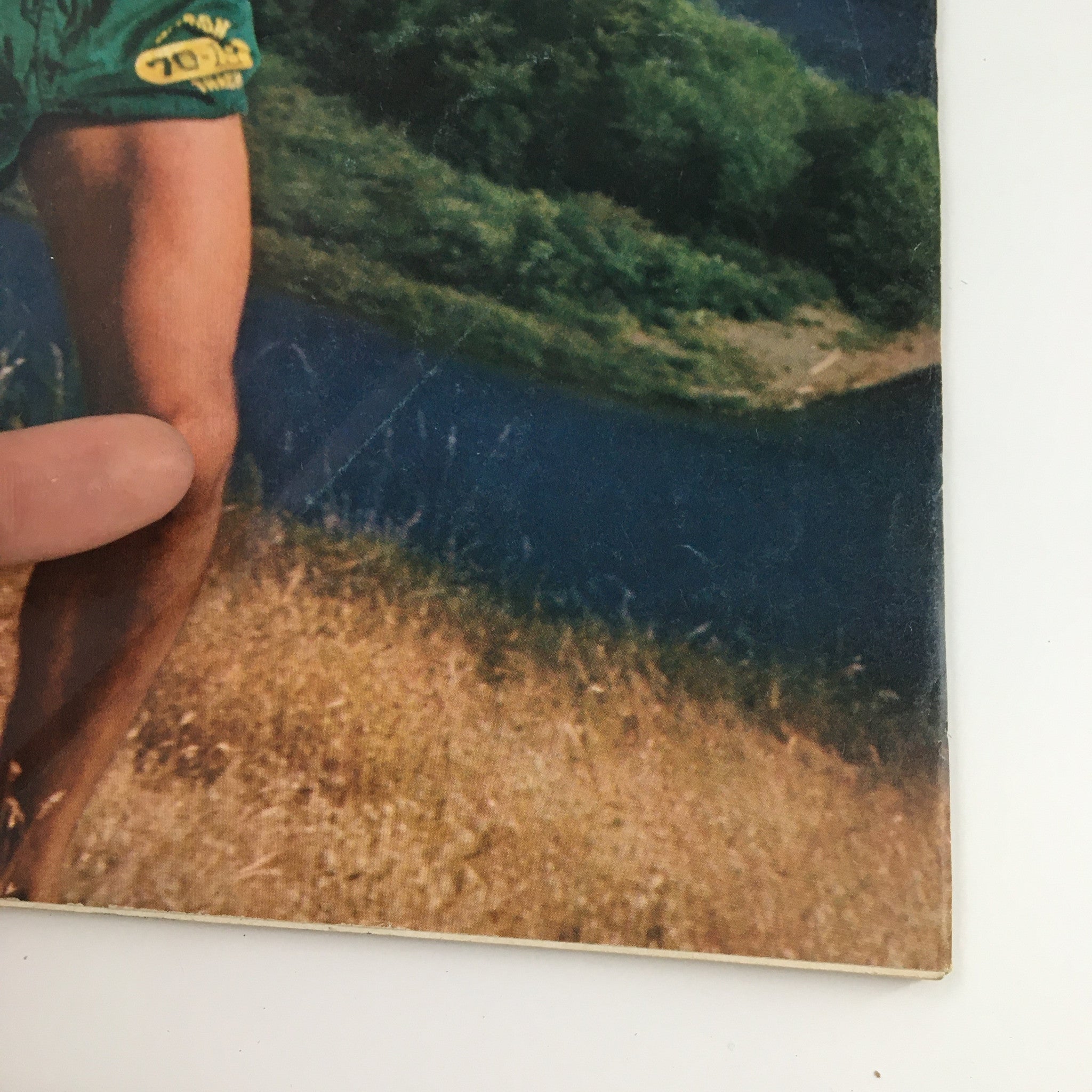 Close-up of Sports Illustrated Magazine June 15 1970 cover highlighting distance prodigy Steve Prefontaine's legs in running shorts against a natural landscape.