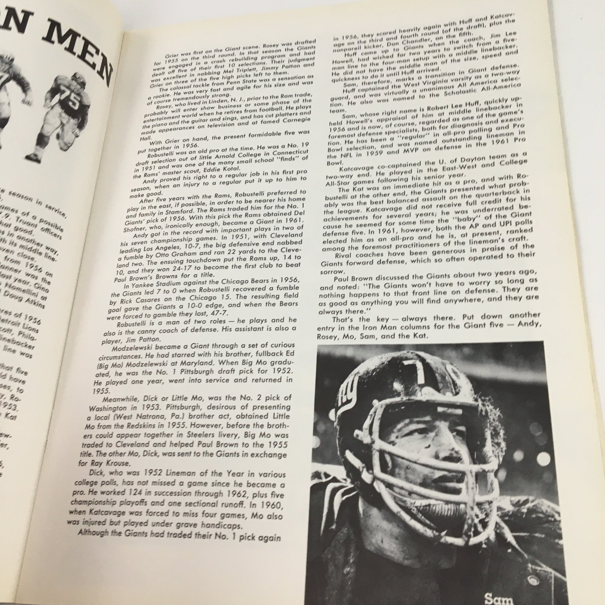 1963 Official Yearbook of New York Football Giants