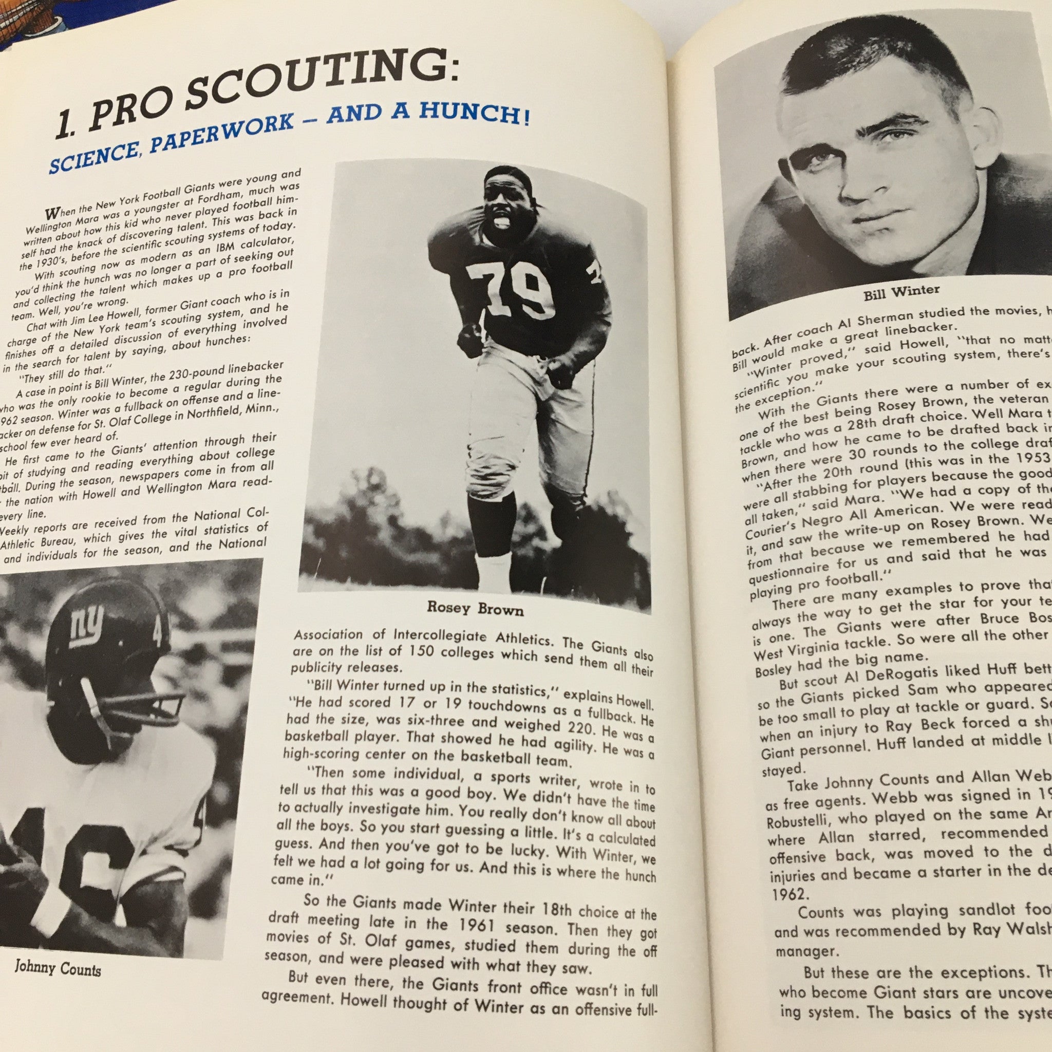 1963 Official Yearbook of New York Football Giants