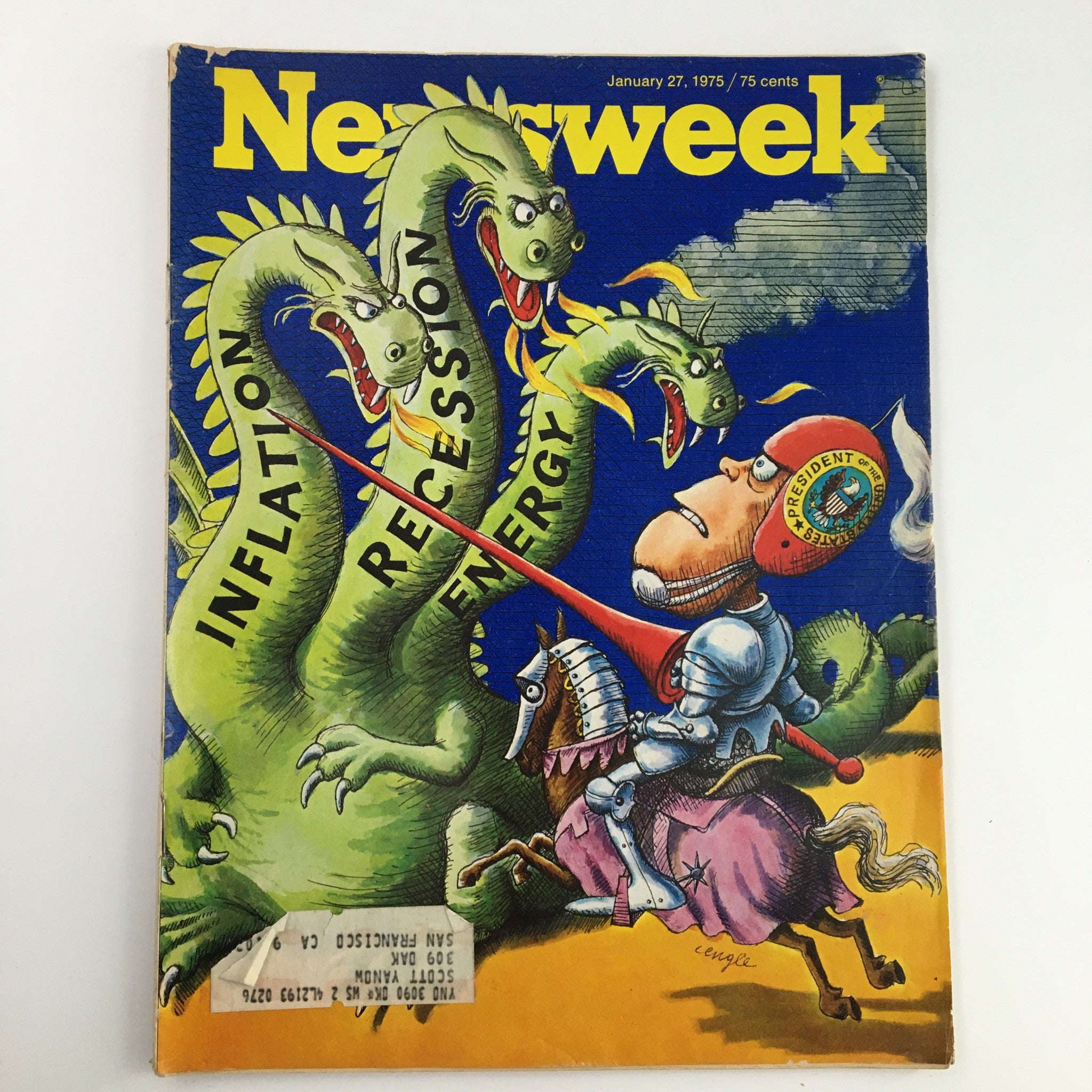 Newsweek Magazine January 27 1975 Henry Kissinger & Minister Andrei Gromyko