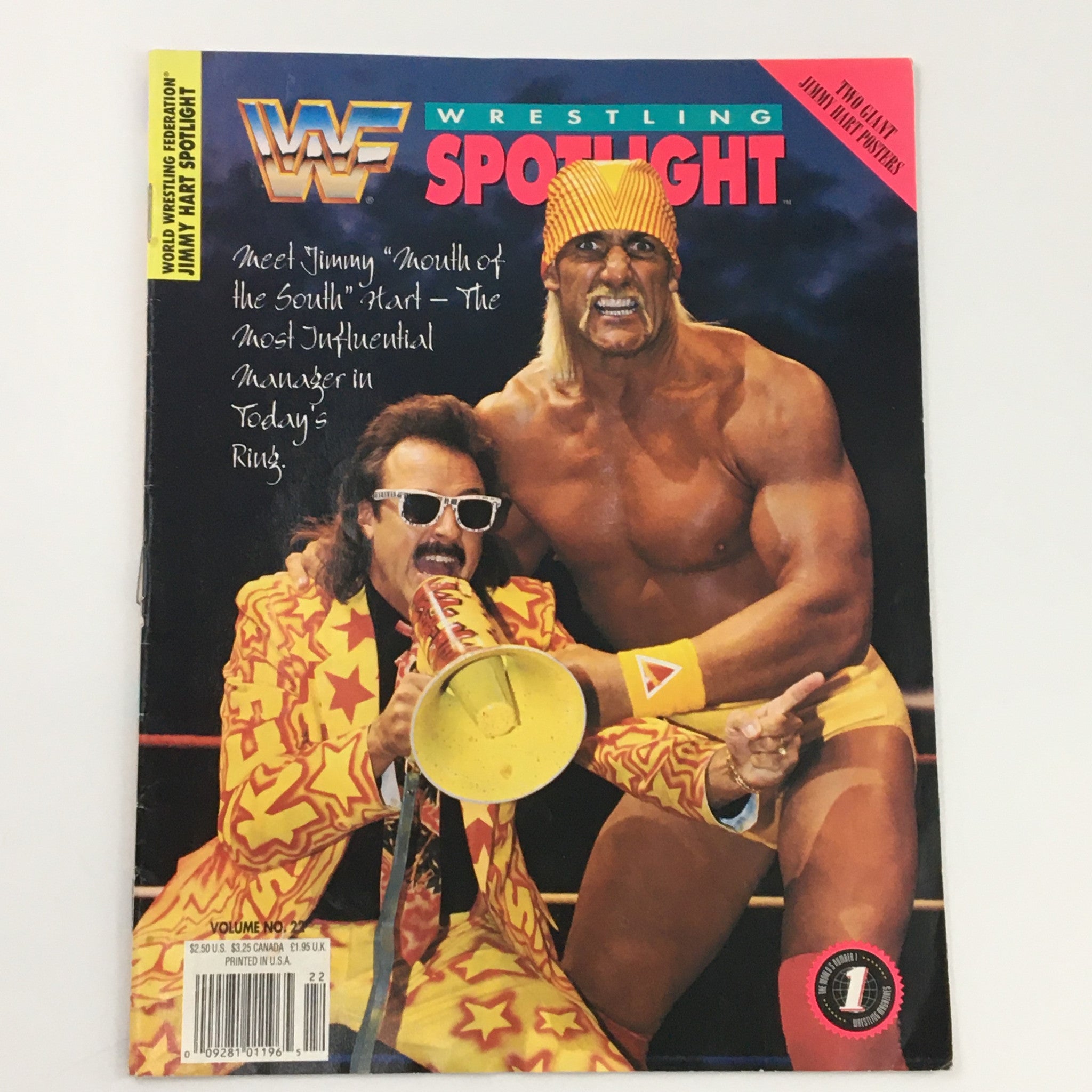 WWF Wrestling Spotlight Magazine 1993 Vol #22 Jimmy Hart & Hulk Hogan