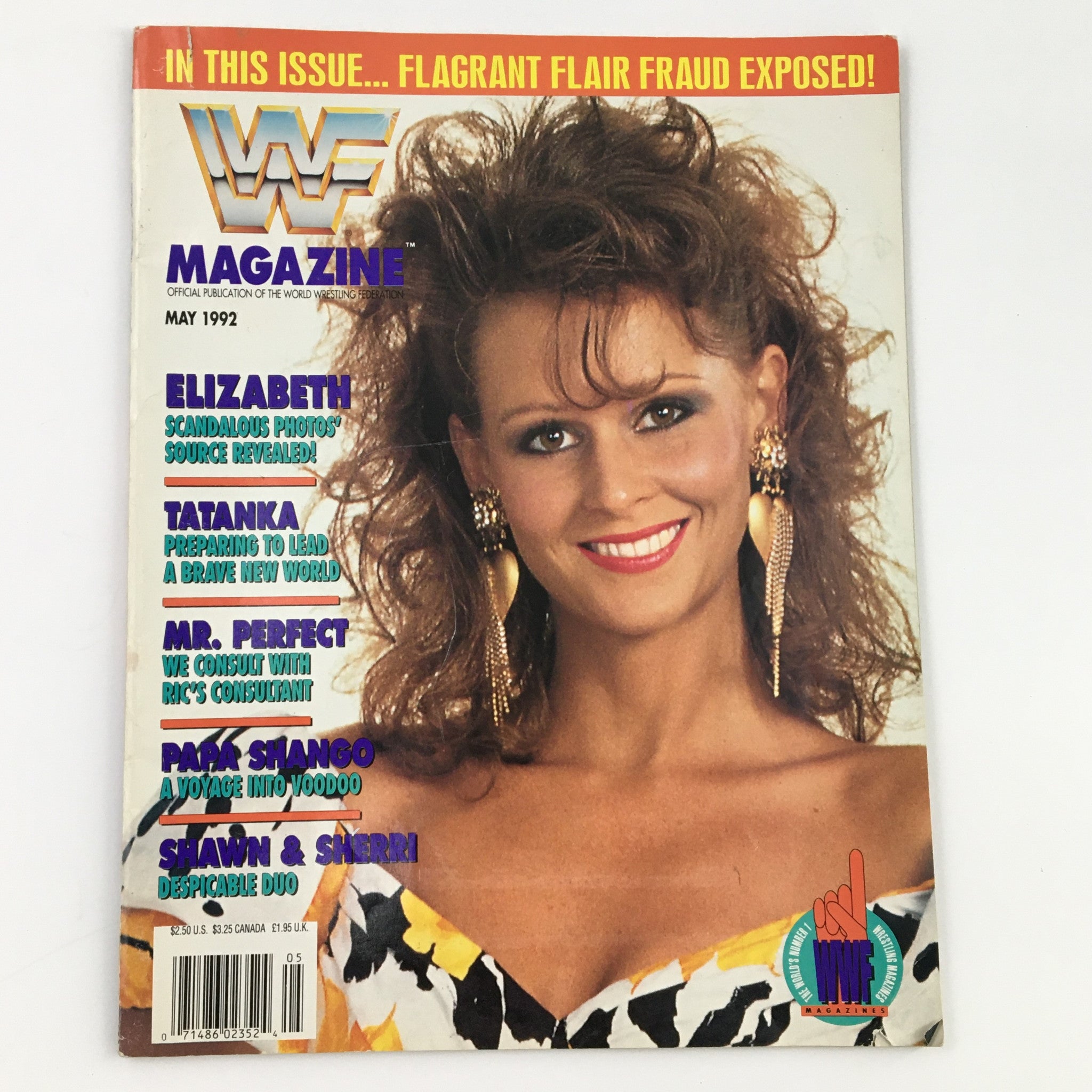 World Wrestling Federation Magazine May 1992 Miss Elizabeth Hulk Hogan, No Label