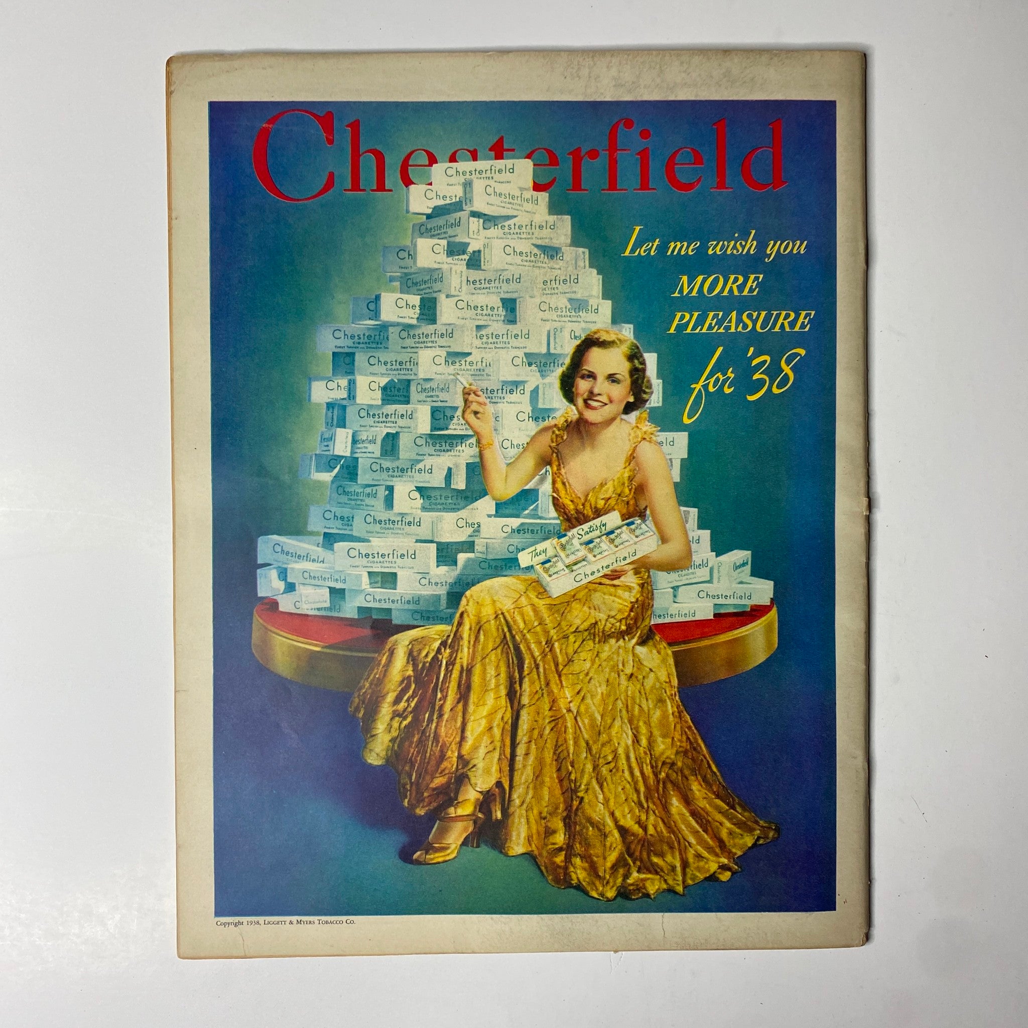 Look Magazine February 1, 1938 cover featuring Sonja Henie, a renowned Olympic gold medalist and film star. The vibrant design showcases Henie in a glamorous style, reflecting the sports and beauty culture of the late 1930s.