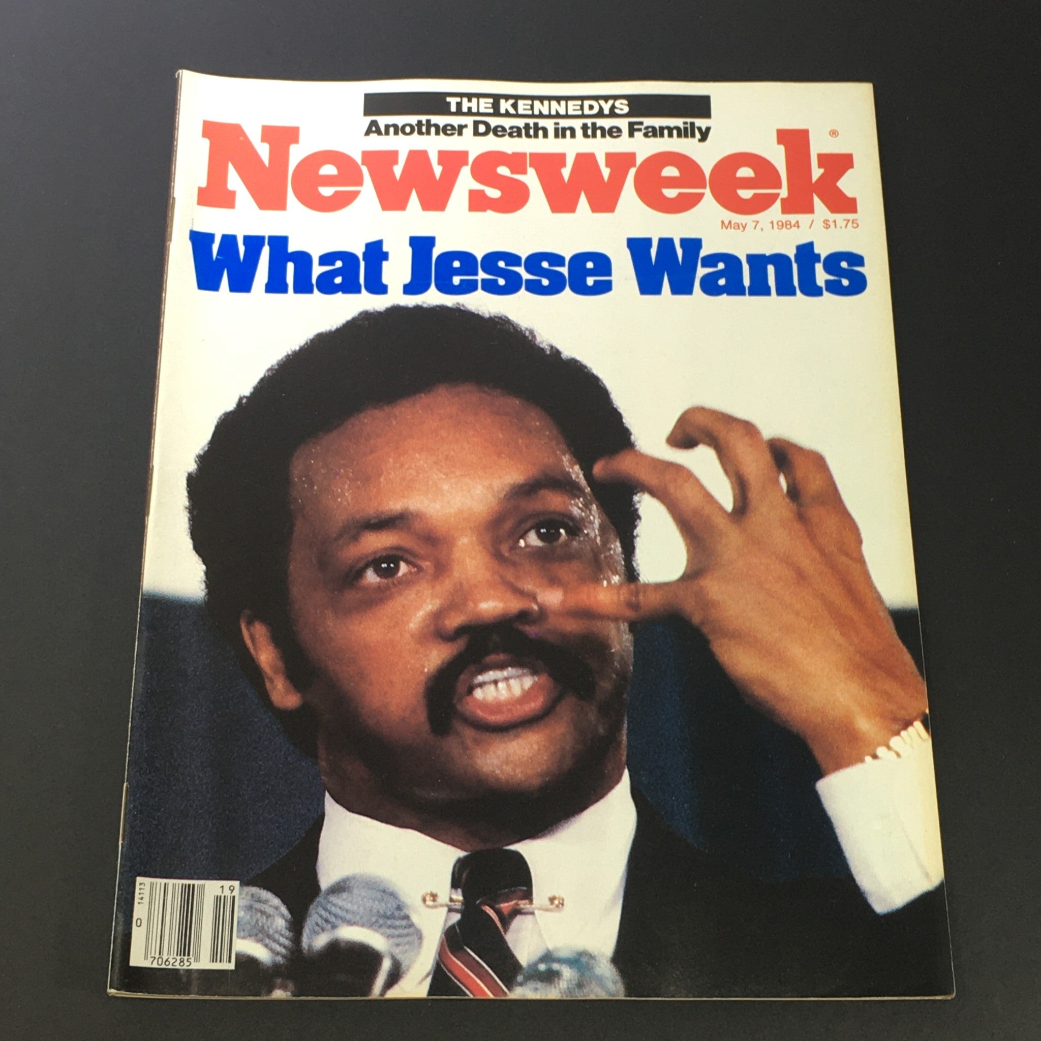 VTG Newsweek Magazine May 7 1984 - Jesse Jackson / The Kennedy's / Newsstand