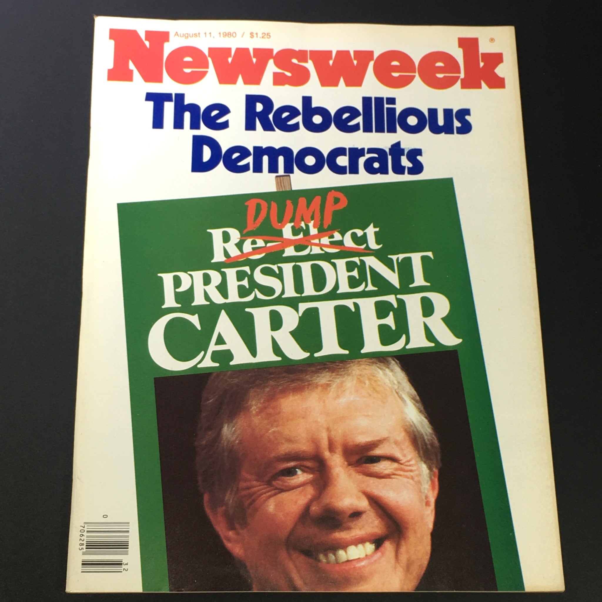 VTG Newsweek Magazine August 11 1980 - President Jimmy Carter / Newsstand