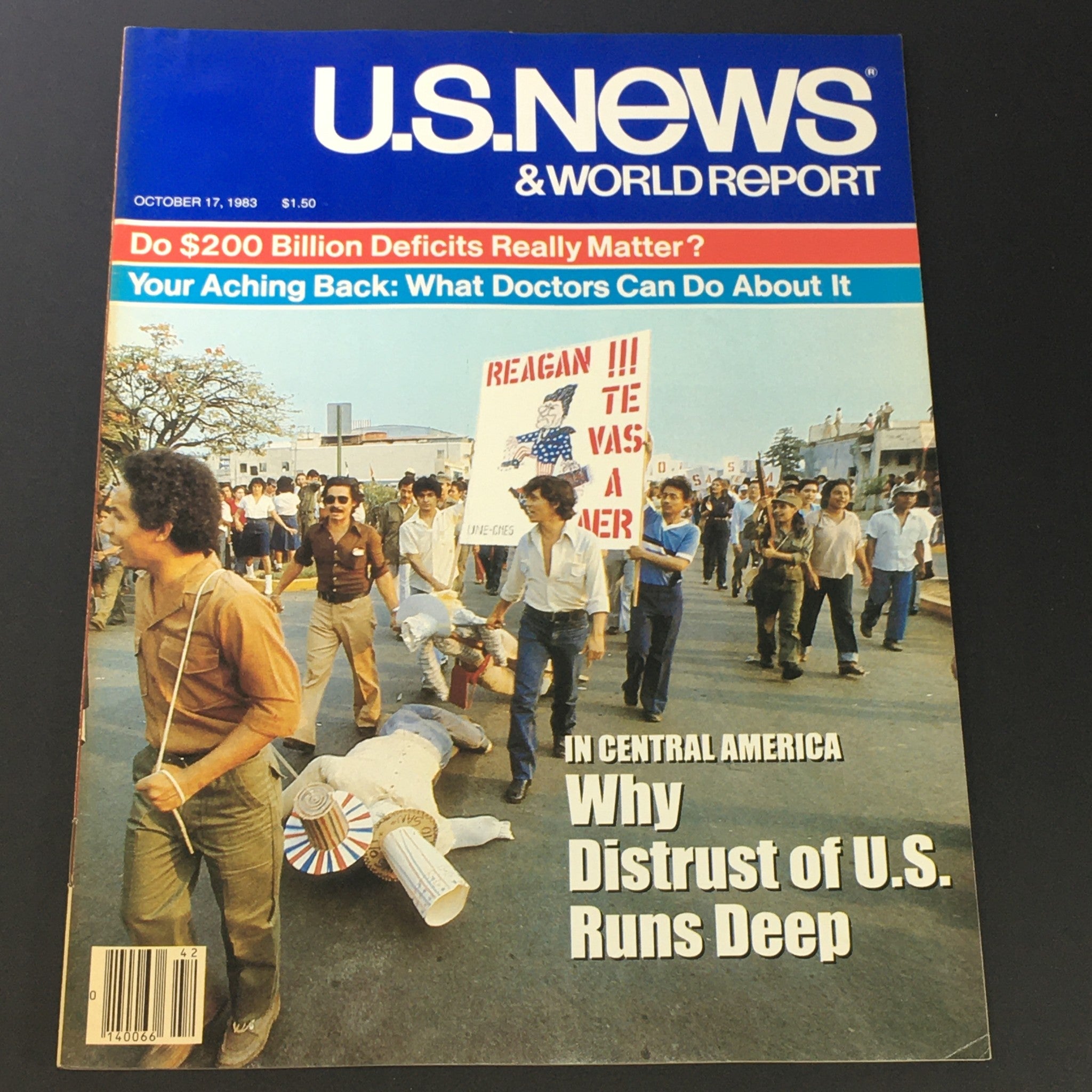 VTG US News & World Report Magazine October 17 1983 - Distrust of US Runs Deep