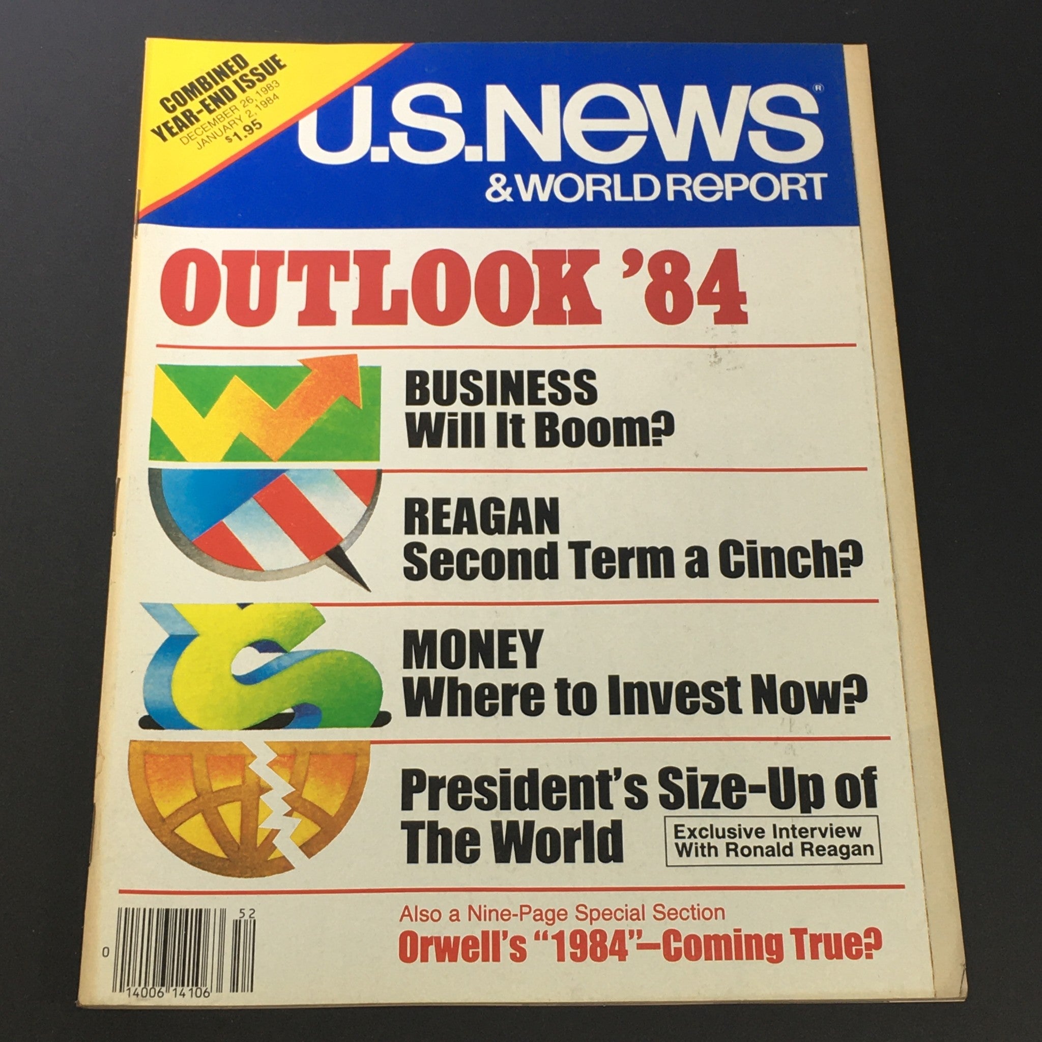 VTG US News & World Report Magazine Januar 2 1984 - Ronald Reagan / Newsstand