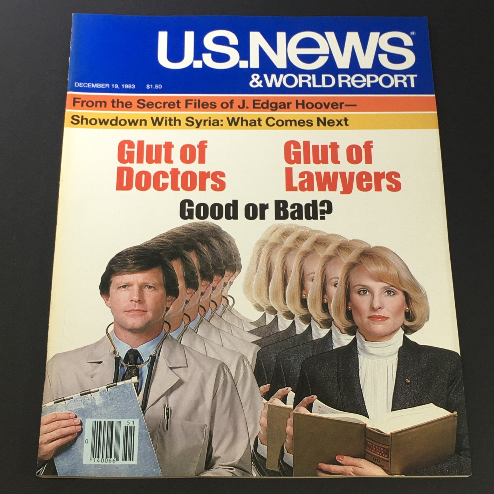 VTG US News & World Report Magazine December 19 1983 - Glut of Doctors & Lawyers