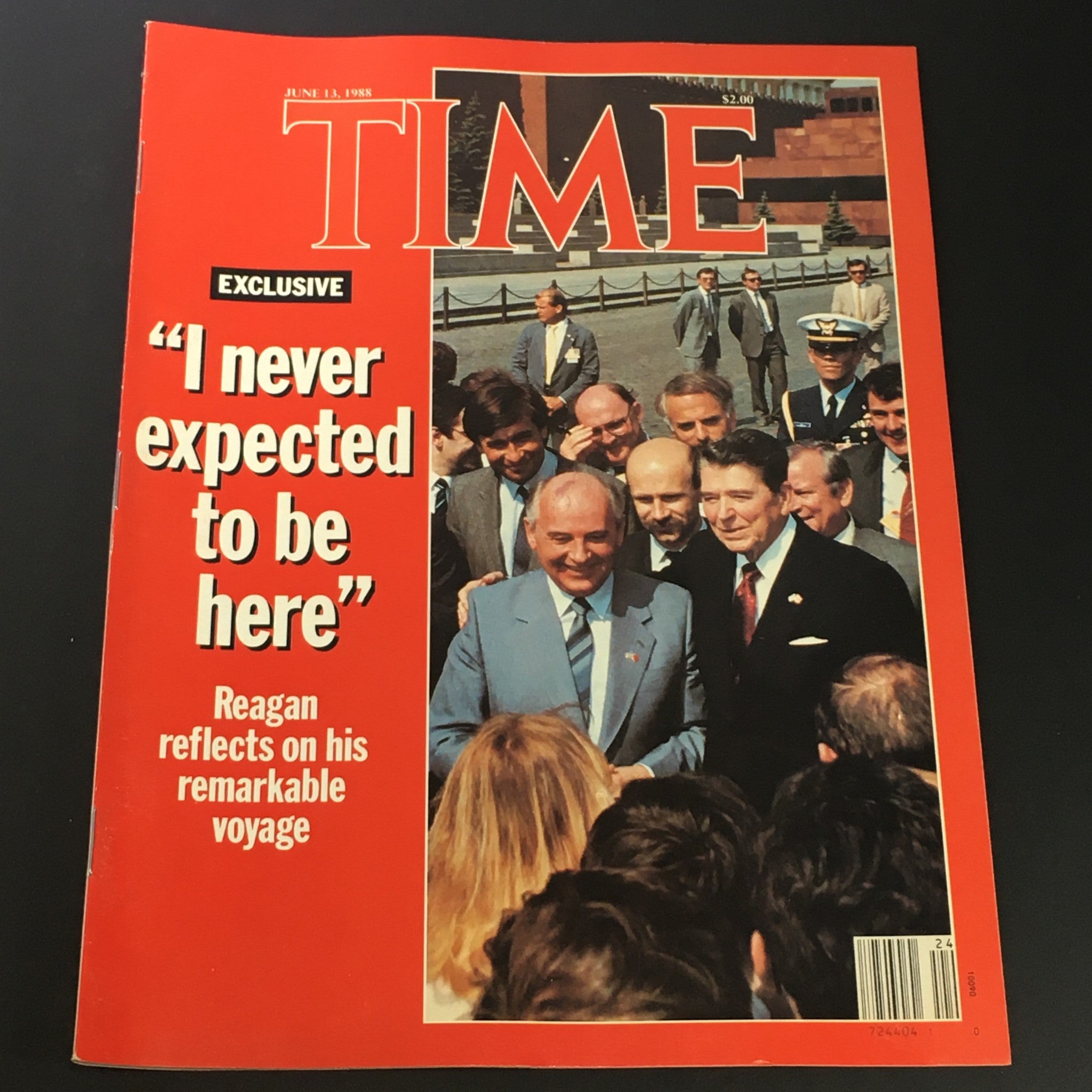 VTG Time Magazine June 13 1988 - Ronald Reagan / Newsstand