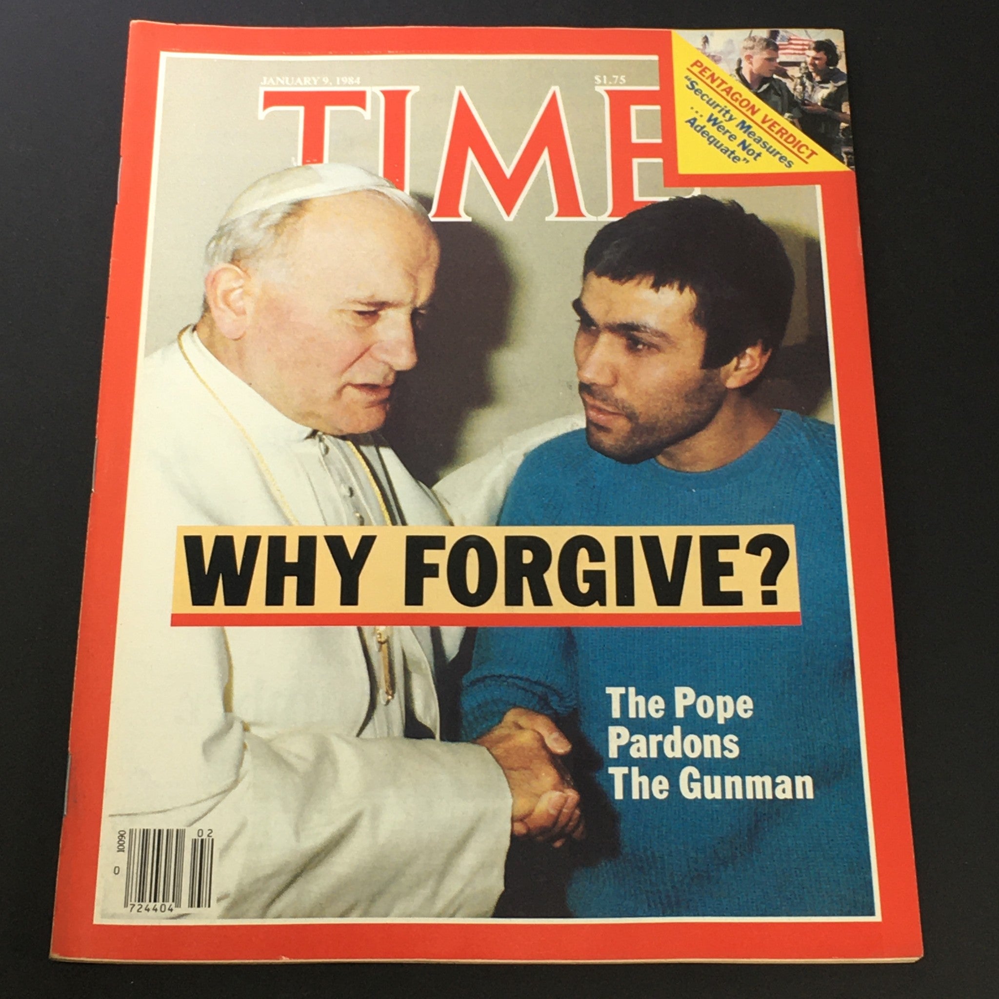 VTG Time Magazine January 9 1984 - Pope John Paul II / Gunman Mehmet Ali Agca