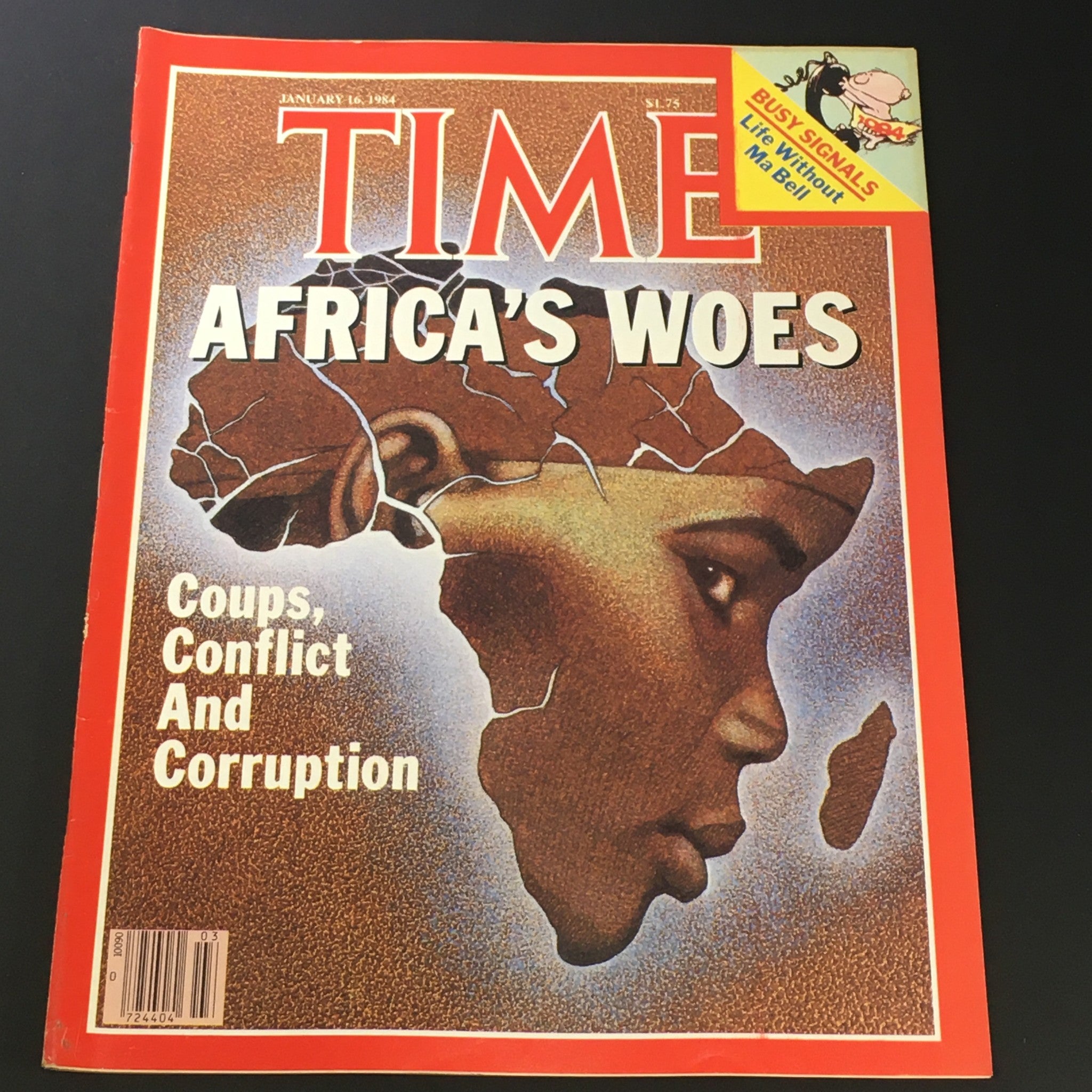 VTG Time Magazine January 16 1984 - African's Woes Coups, Conflict & Corruption