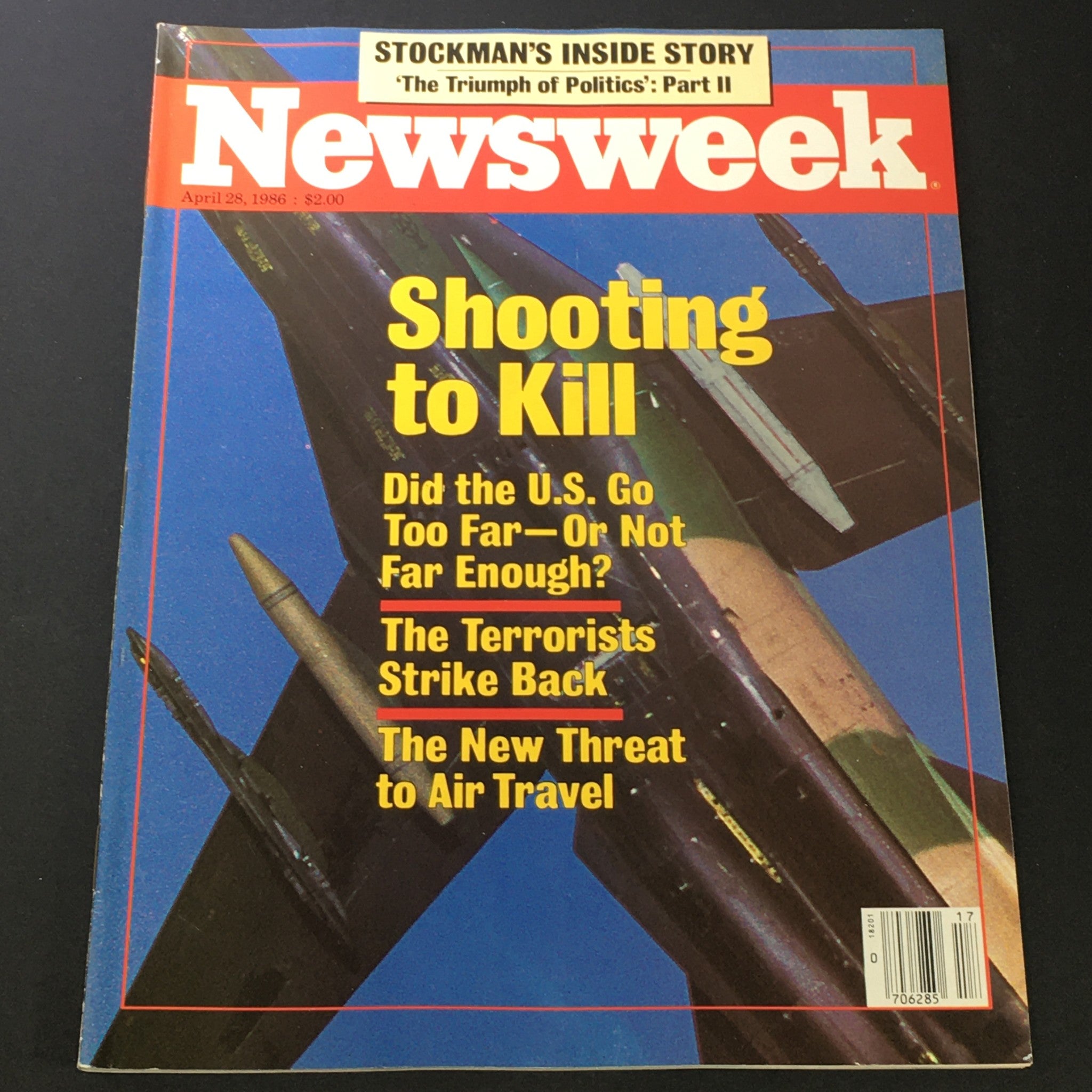 VTG Newsweek Magazine April 28 1986 - Stockman's The Triumph of Politics Part II