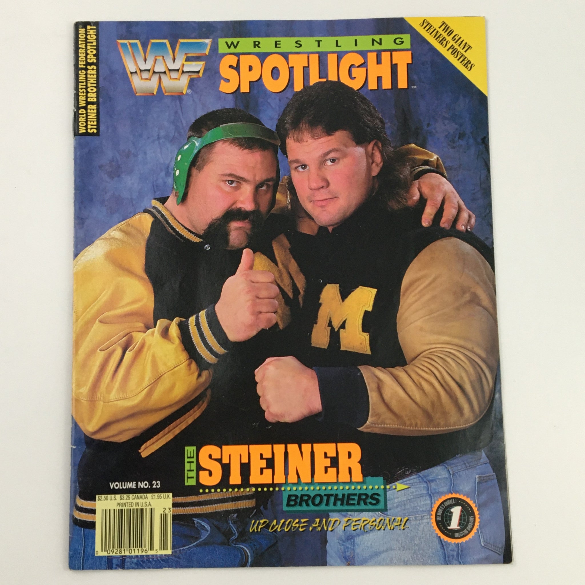 WWF Wrestling Spotlight 1993 Vol 23 The Steiner Brothers No Label