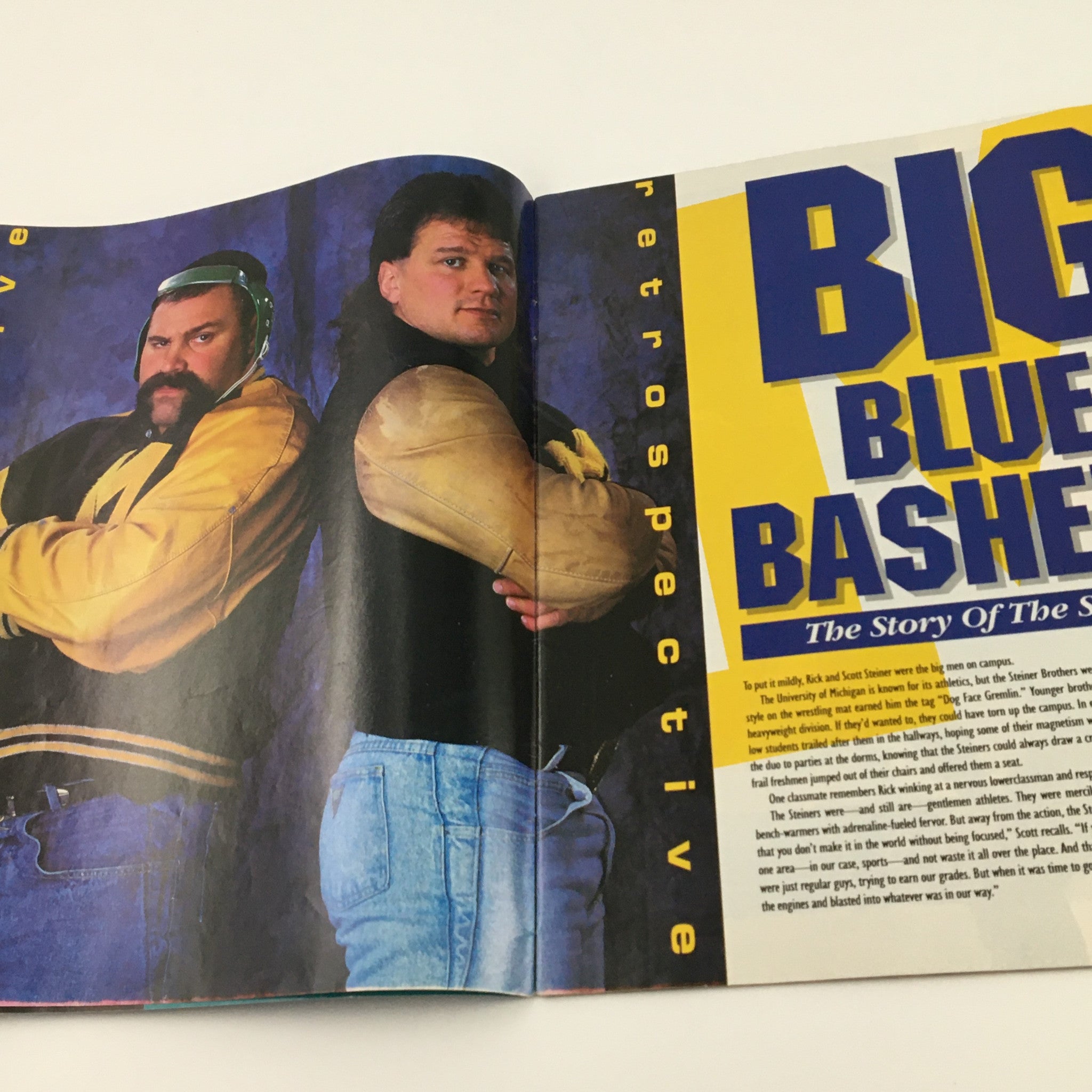 WWF Wrestling Spotlight 1993 Vol 23 The Steiner Brothers No Label