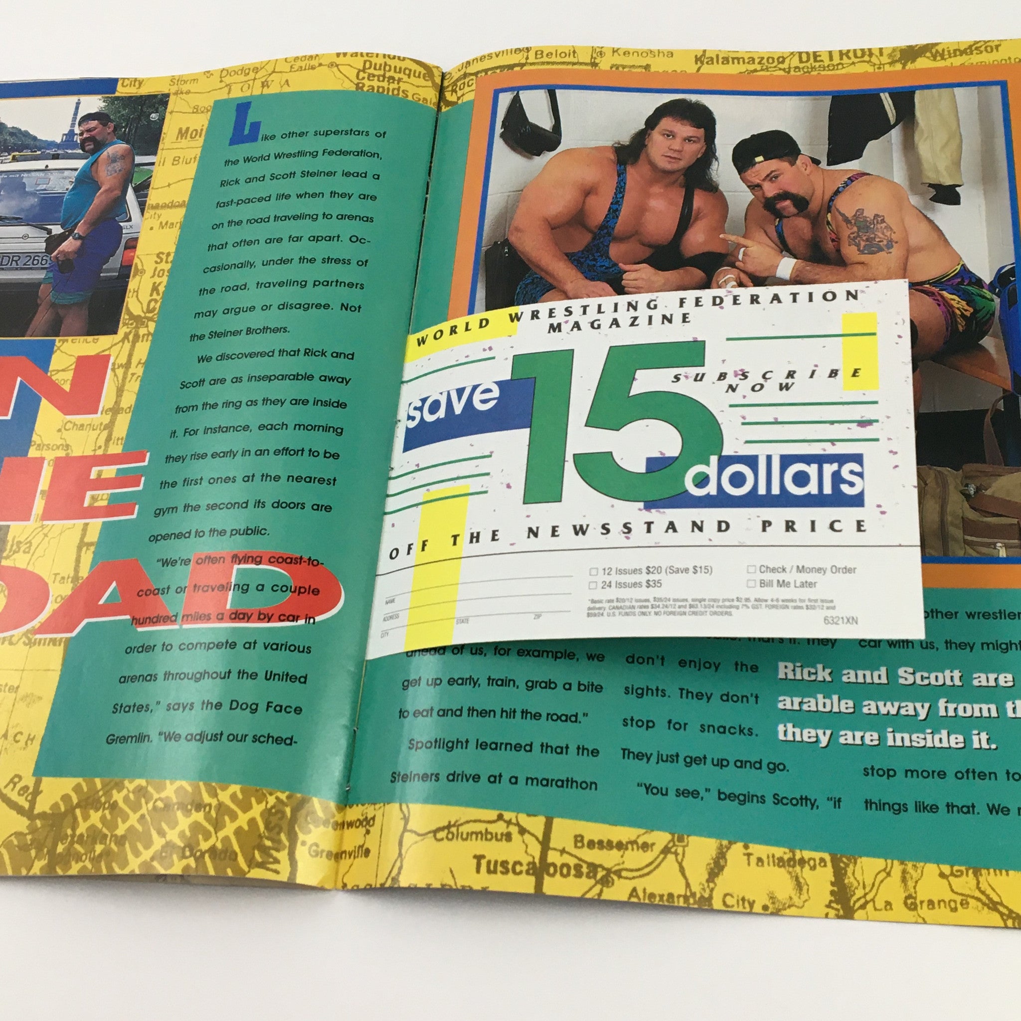 WWF Wrestling Spotlight 1993 Vol 23 The Steiner Brothers No Label