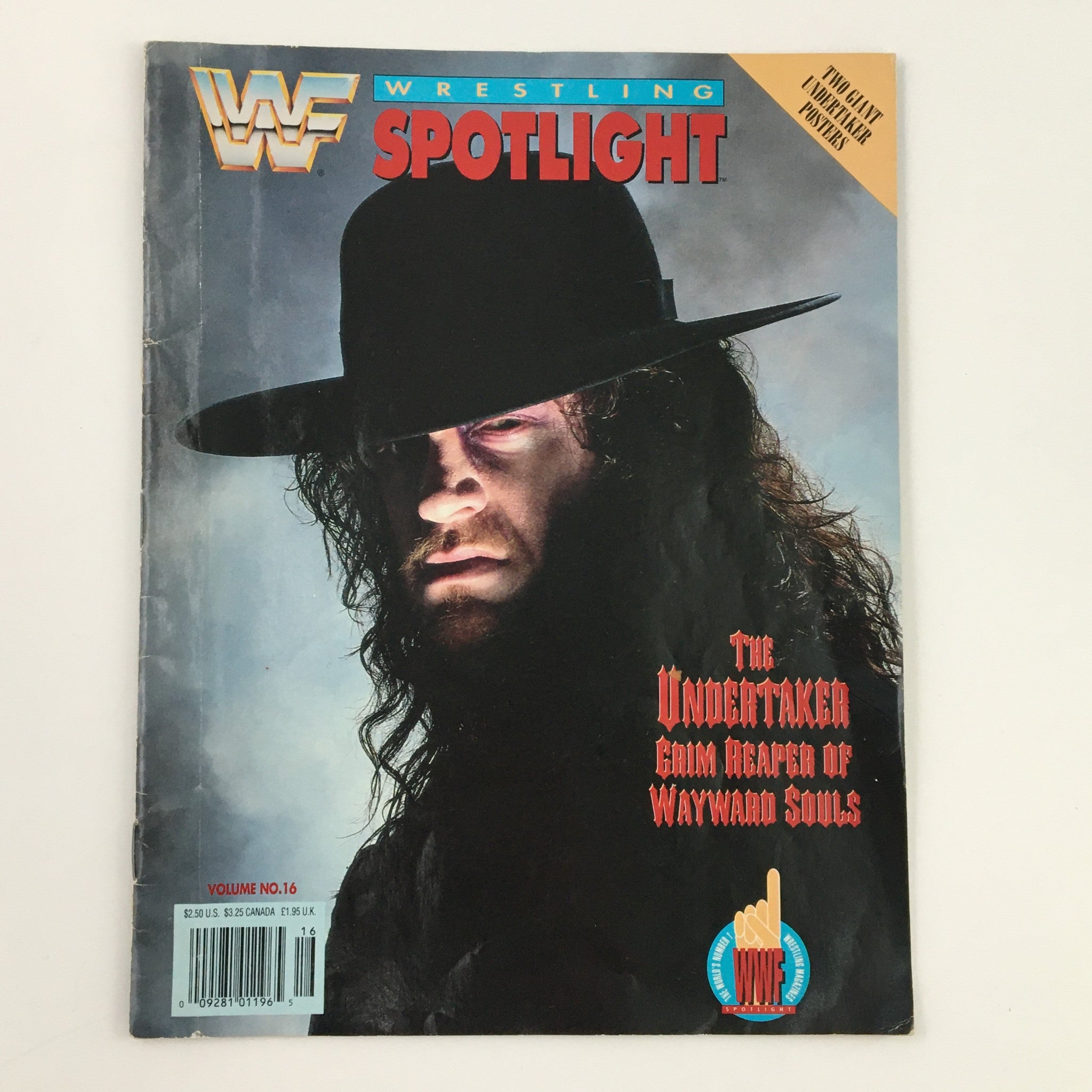 WWF Wrestling Spotlight 1992 Vol 16 Undertaker Grim Reaper No Label No Poster