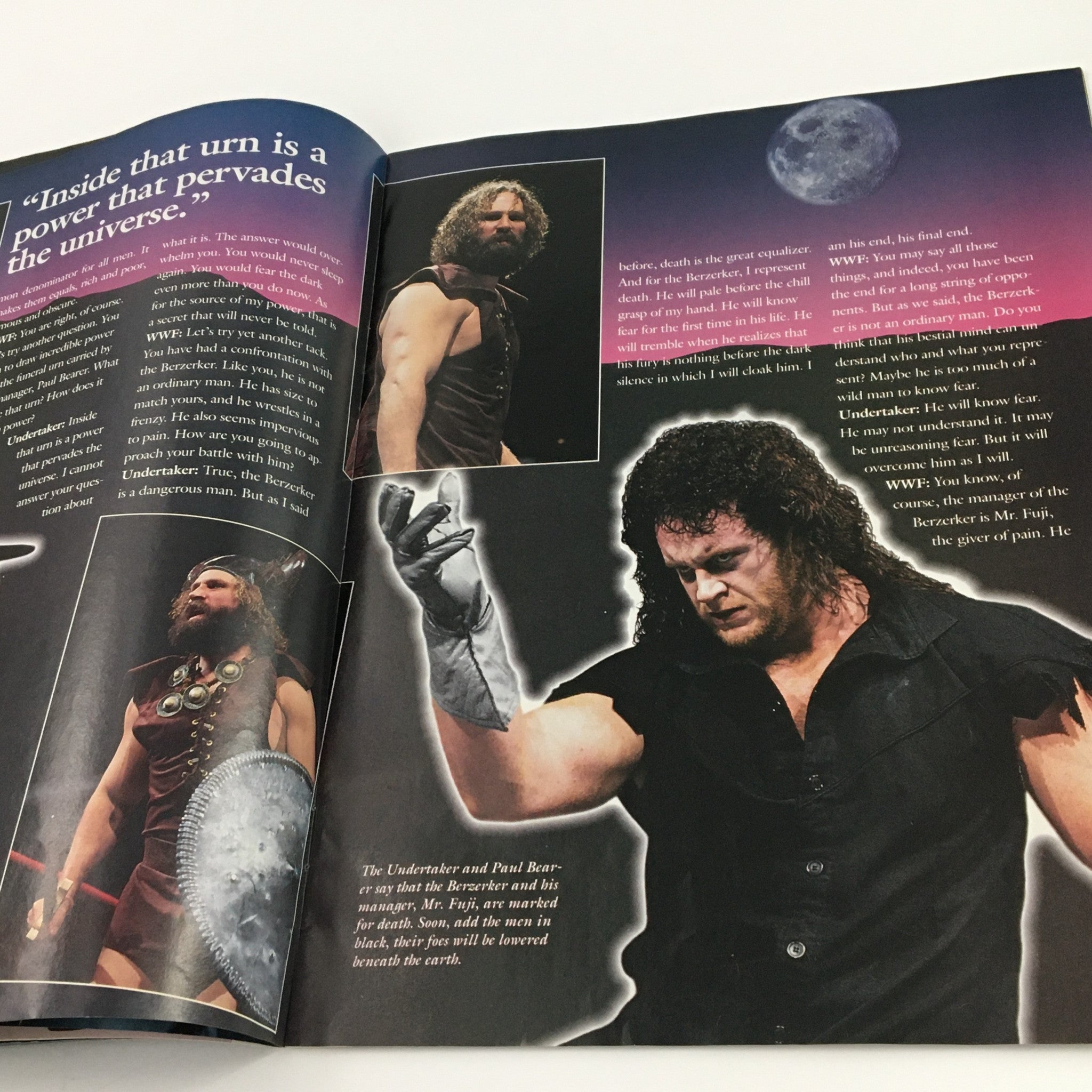 WWF Wrestling Spotlight 1992 Vol 16 Undertaker Grim Reaper No Label No Poster