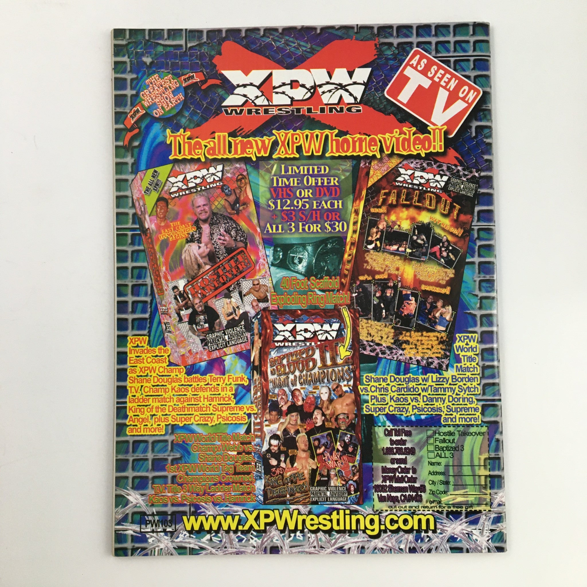 Pro Wrestling Illustrated Magazine April 2003 featuring Brock Lesnar on the cover, showcasing vintage wrestling culture and collectibles.