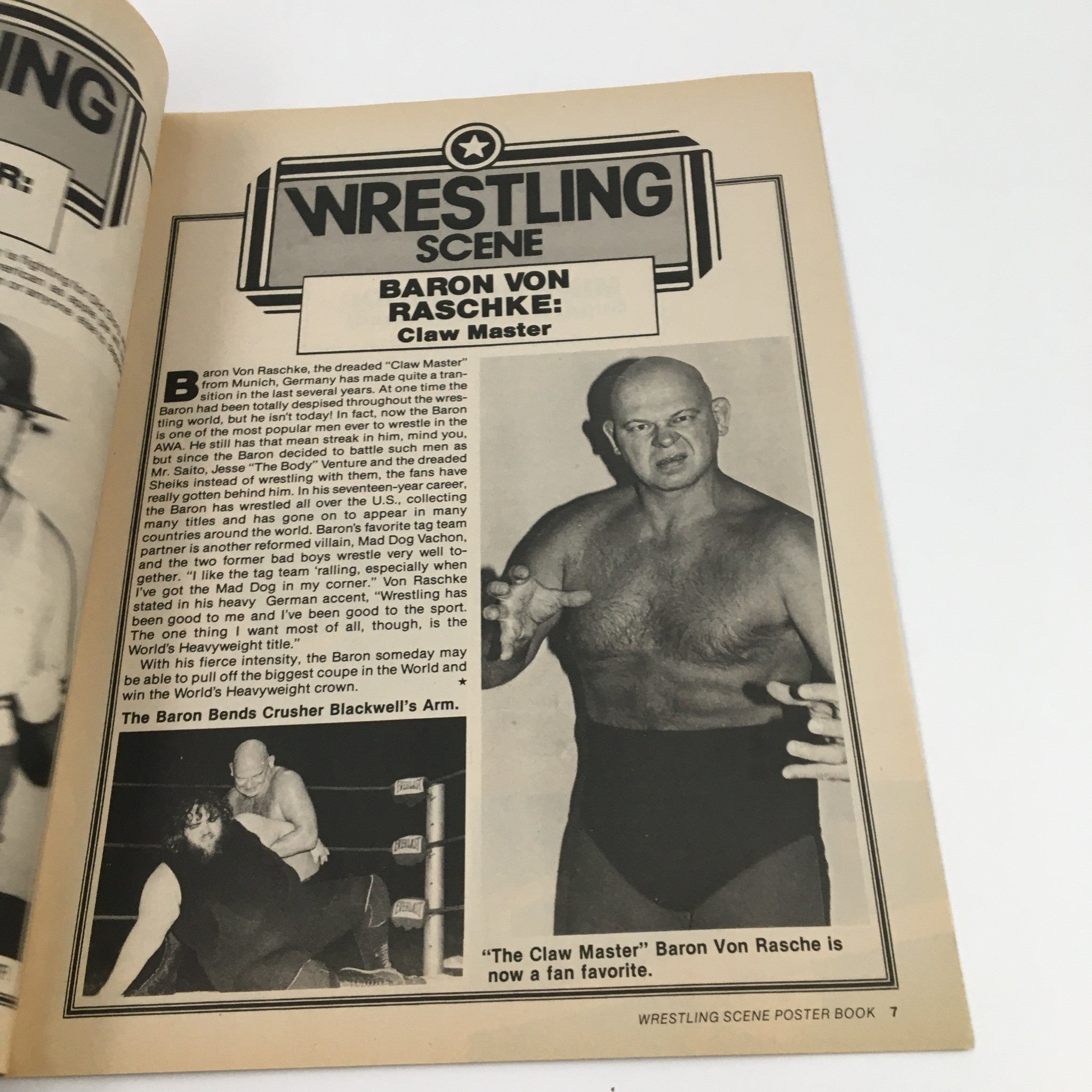 Wrestling Scene Poster Magazine 1984 Lou Albano Jerry Lawler, No Label