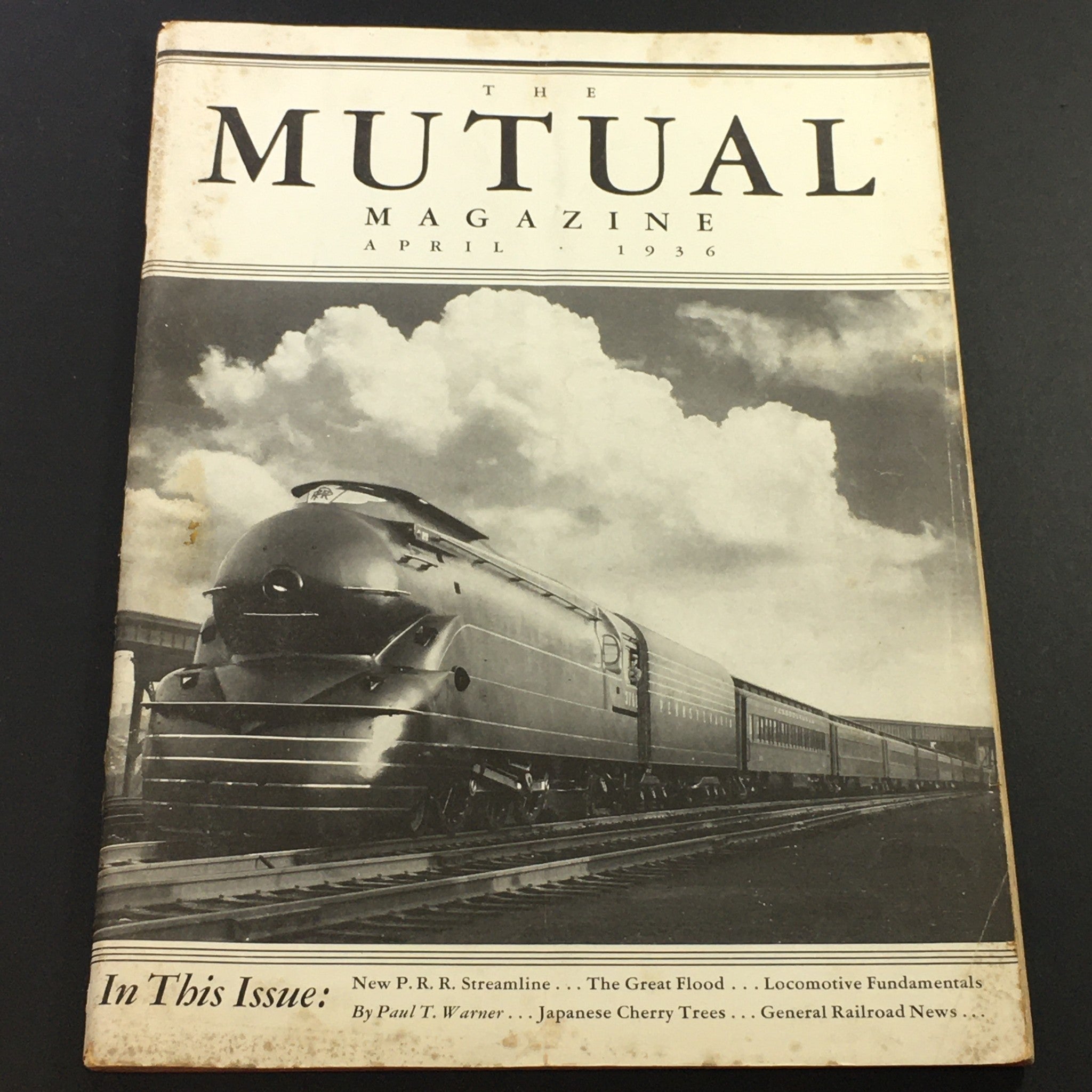 VTG The Mutual Magazine April 1936 - New PRR Streamline / Locomotive Fundamental