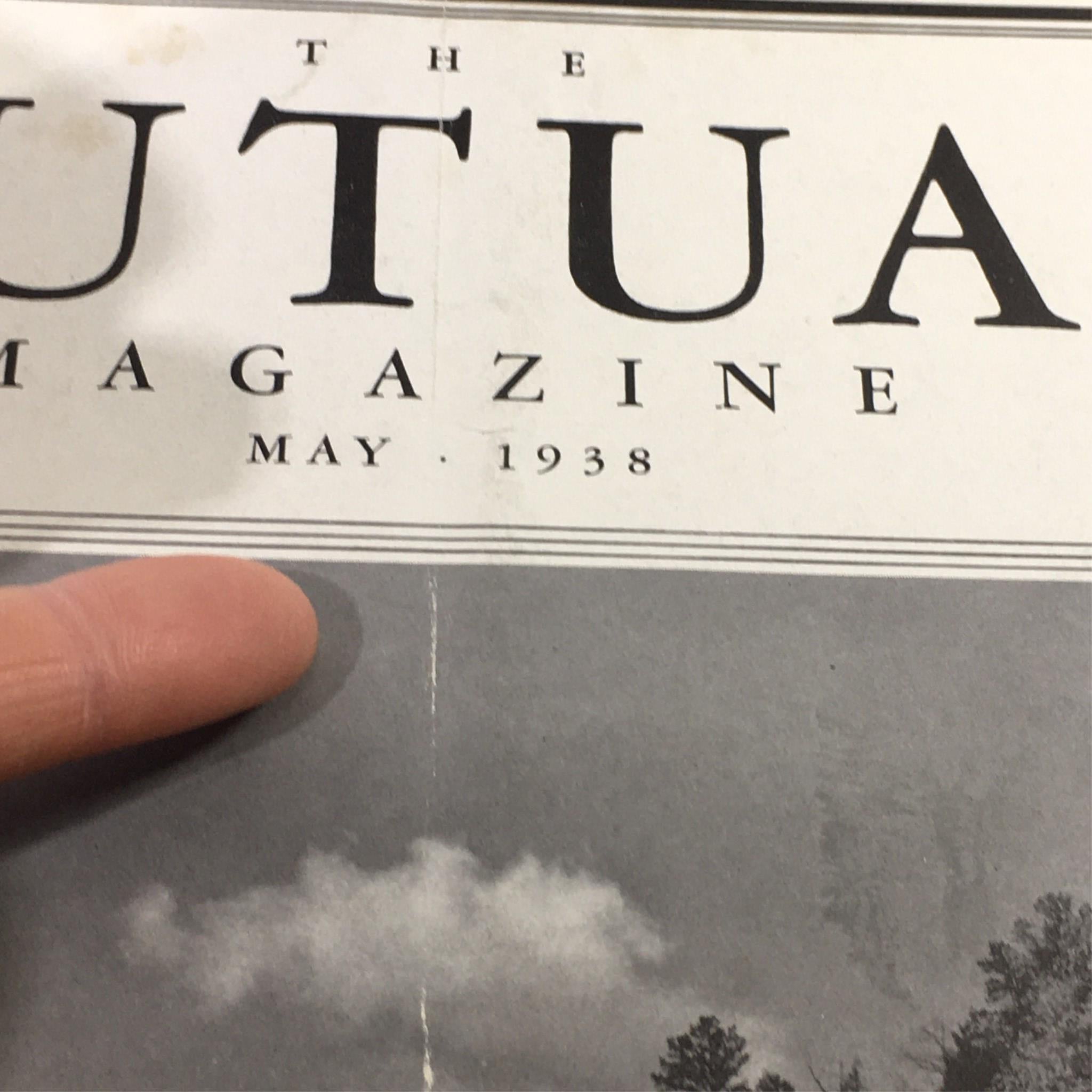 VTG The Mutual Magazine May 1938 - Franklin Dedication / Railroad Purchase