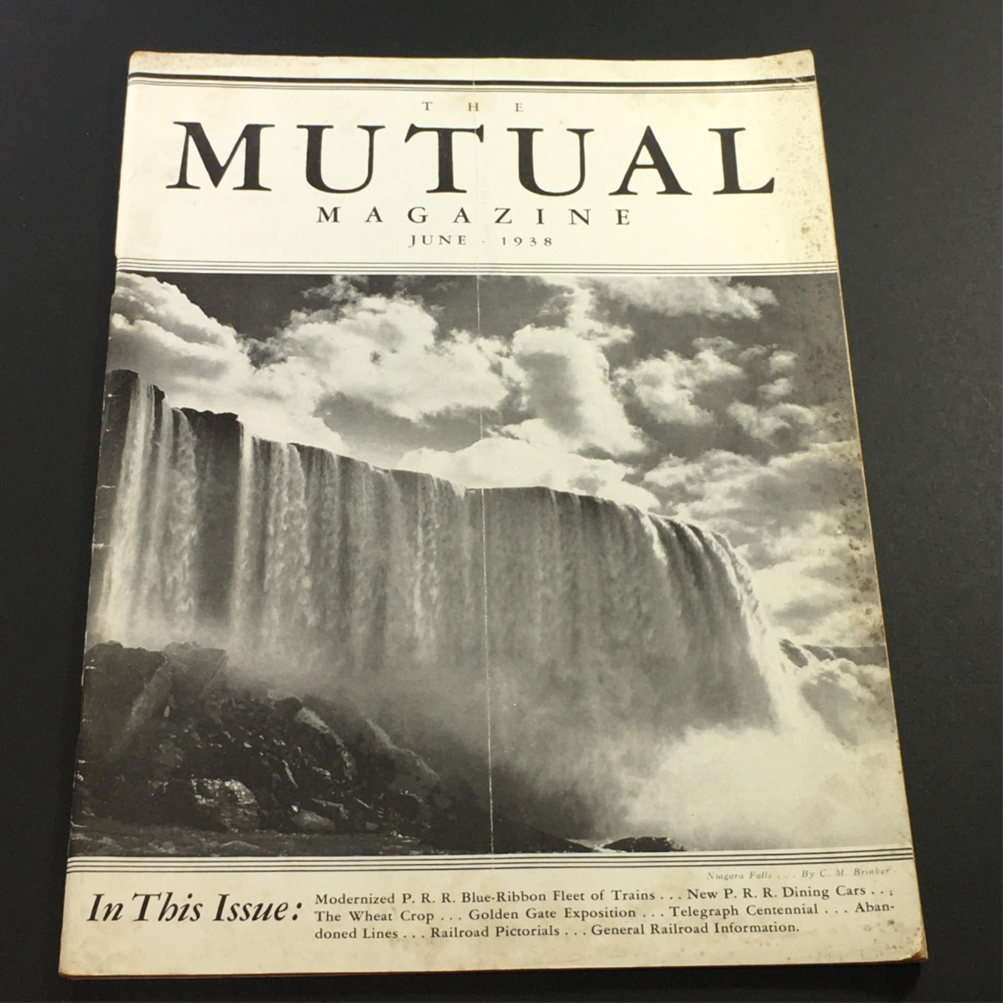 VTG The Mutual Magazine June 1938 - The Wheat Crop / Telegraph Centennial