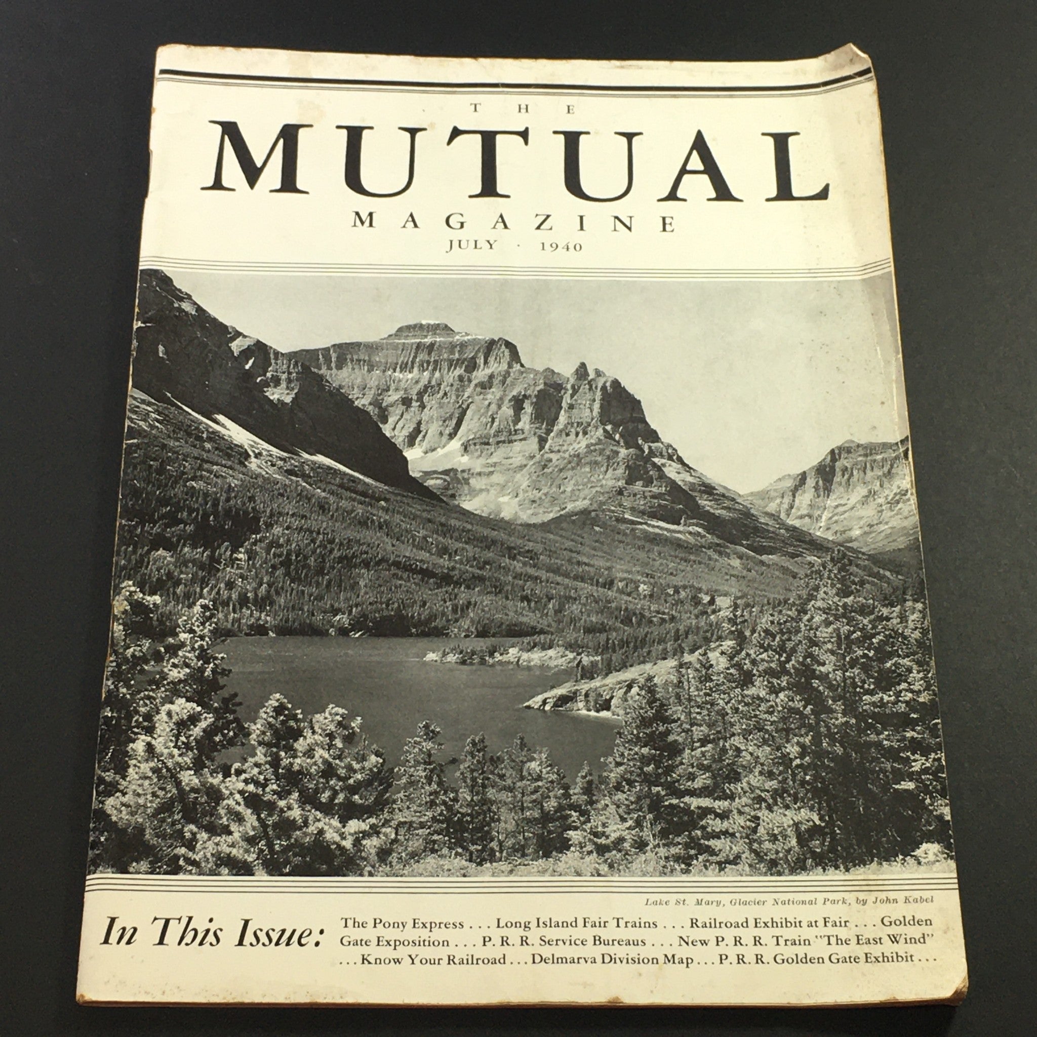 VTG The Mutual Magazine July 1940 - The Pony Express / Long Island Fair Trains