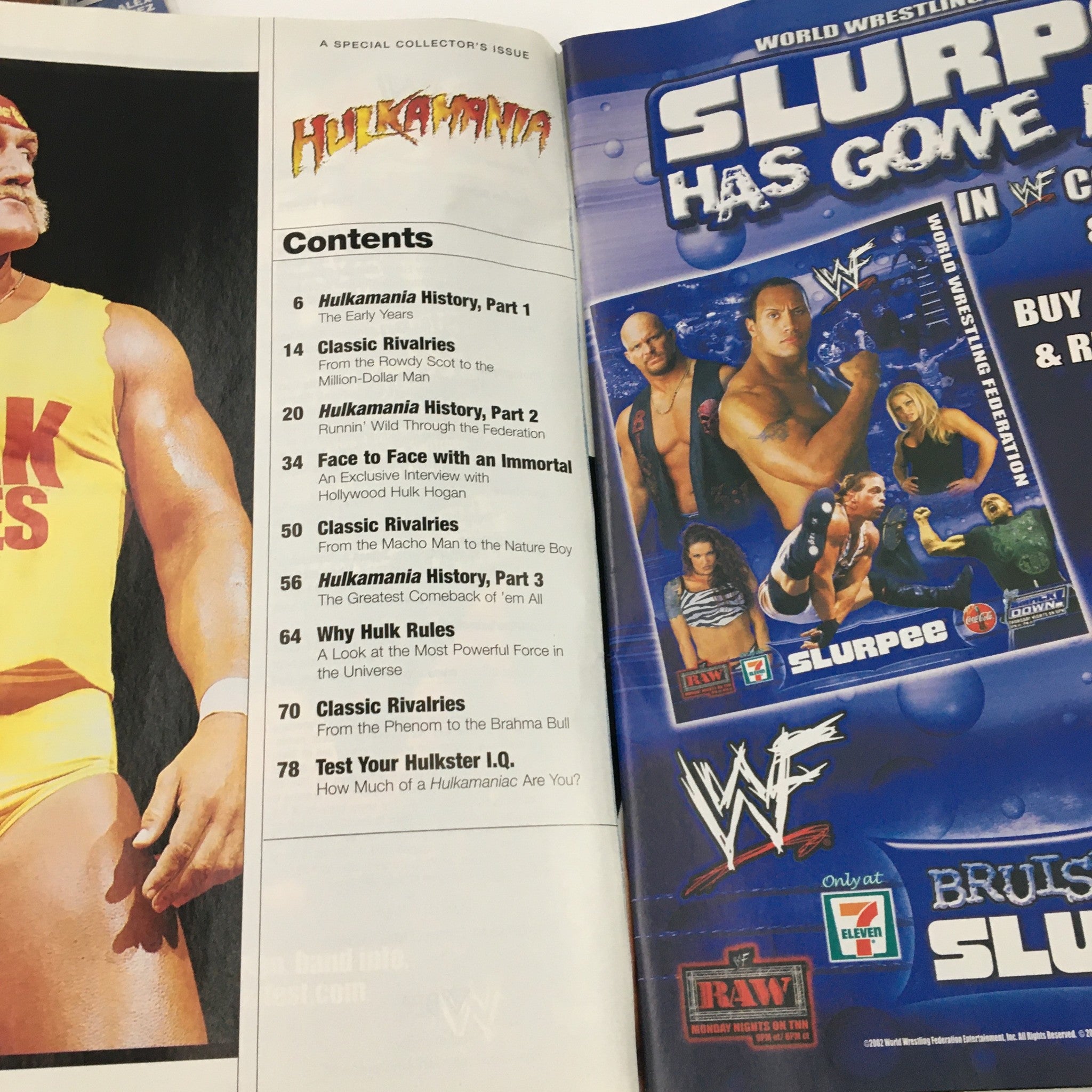 WWE Presents 2002 Hulk Hogan Hulkamania, The Myth, Man & Icon, No Label w Poster