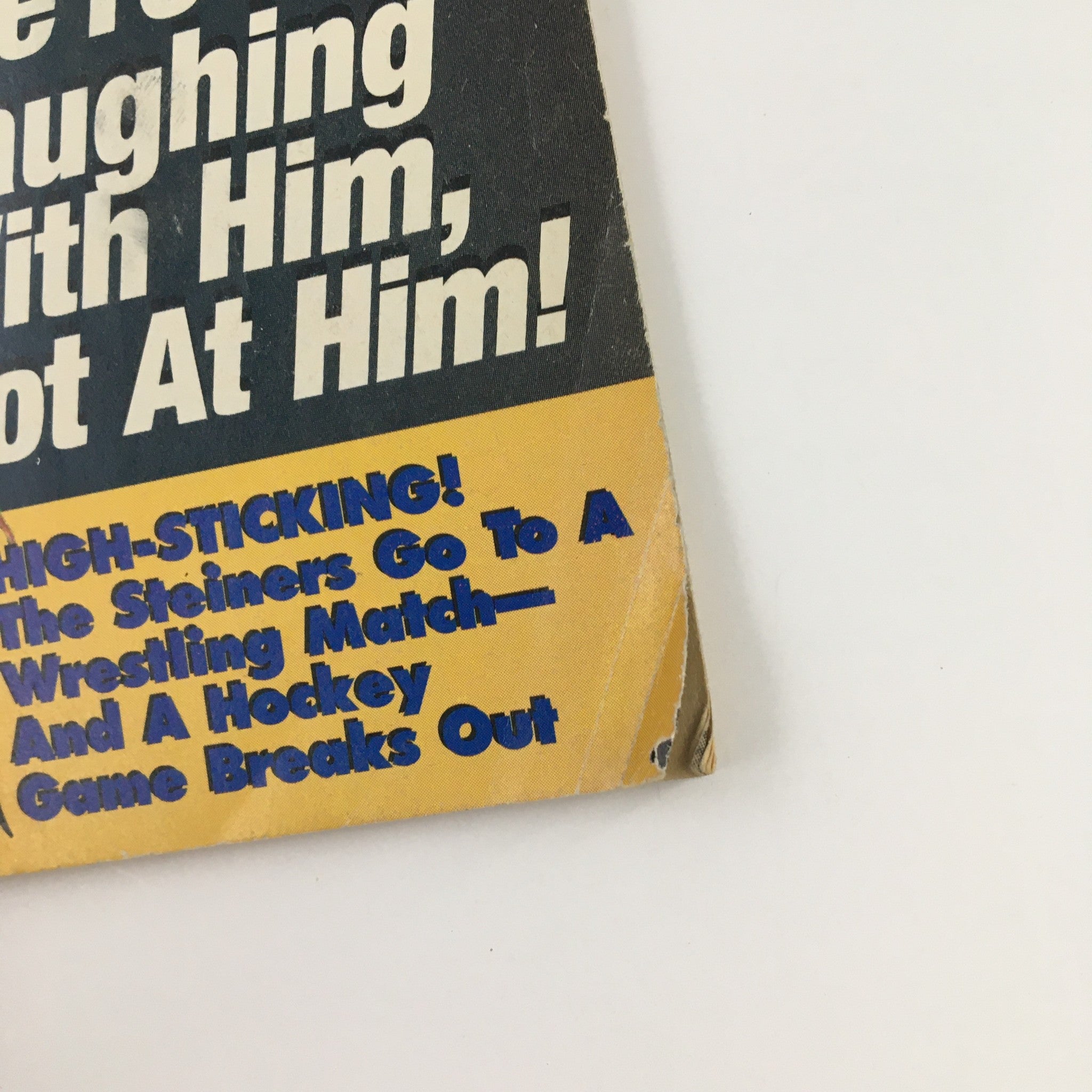 Close-up of the Pro Wrestling Illustrated Magazine January 1994 showing text about Doink the Clown and a wrestling feature.