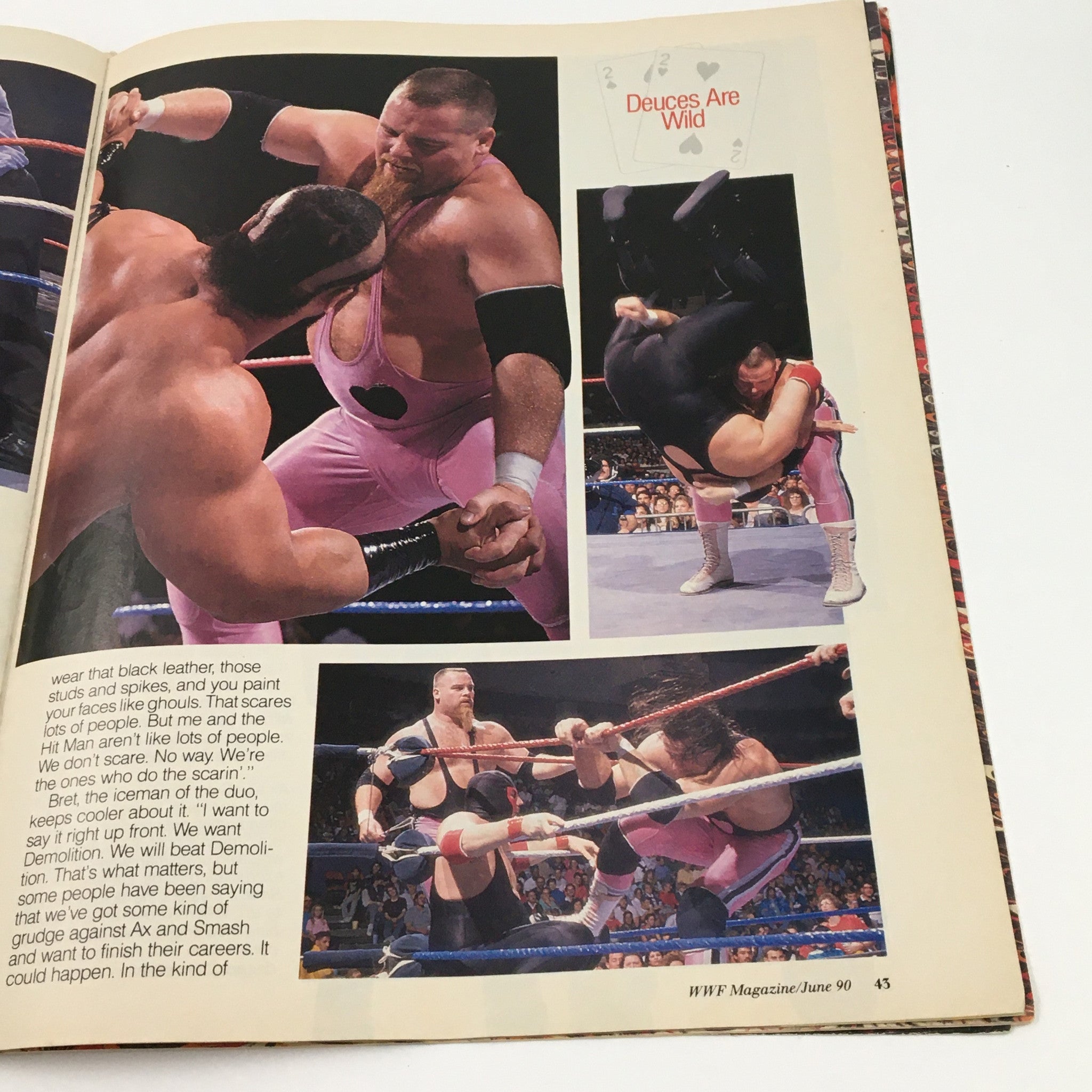 WWF Magazine June 1990 Randy Savage, Hulk Hogan, Jake Snake, No Label