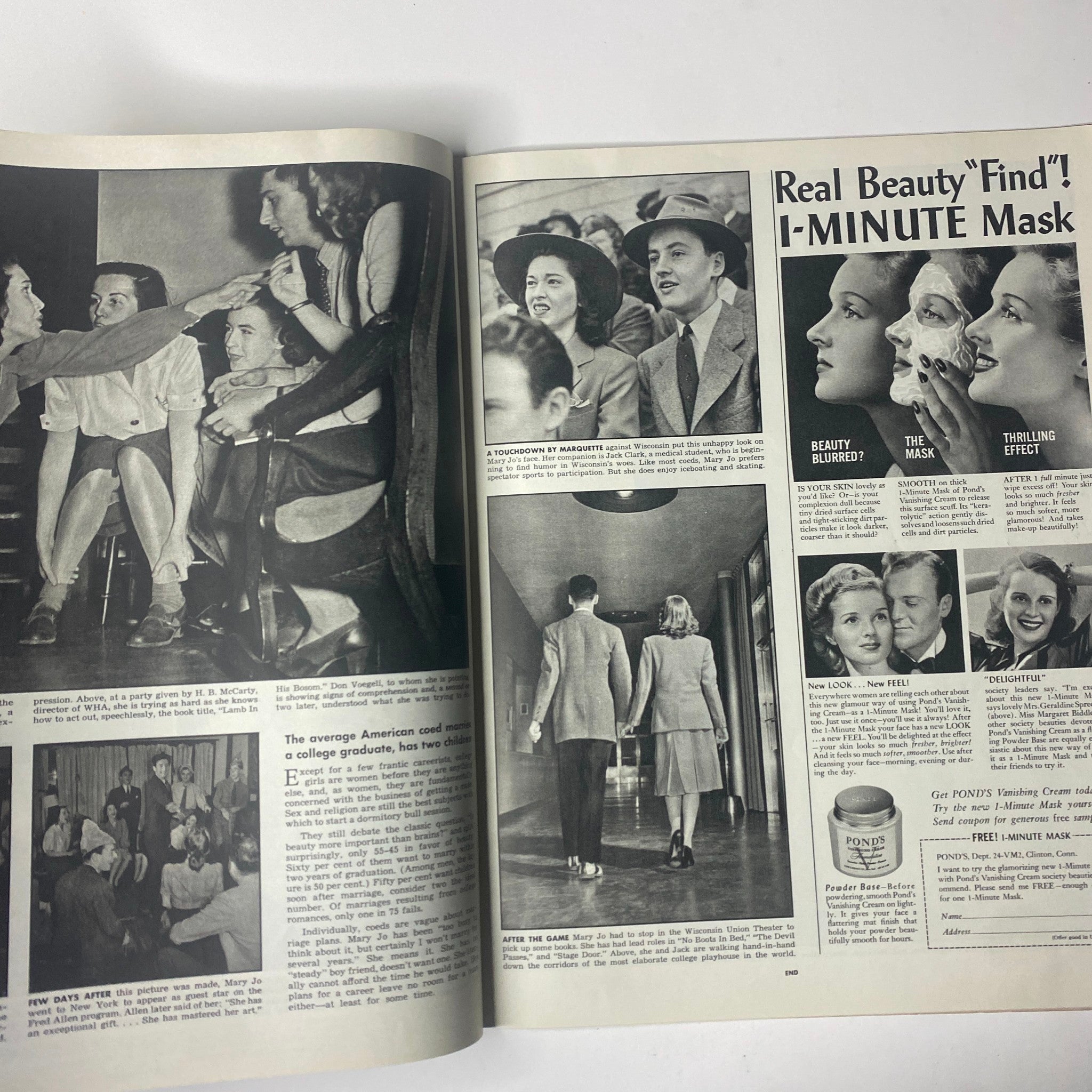 Look Magazine Ralphie Look Magazine Dec 16, 1941 Vintage Cover