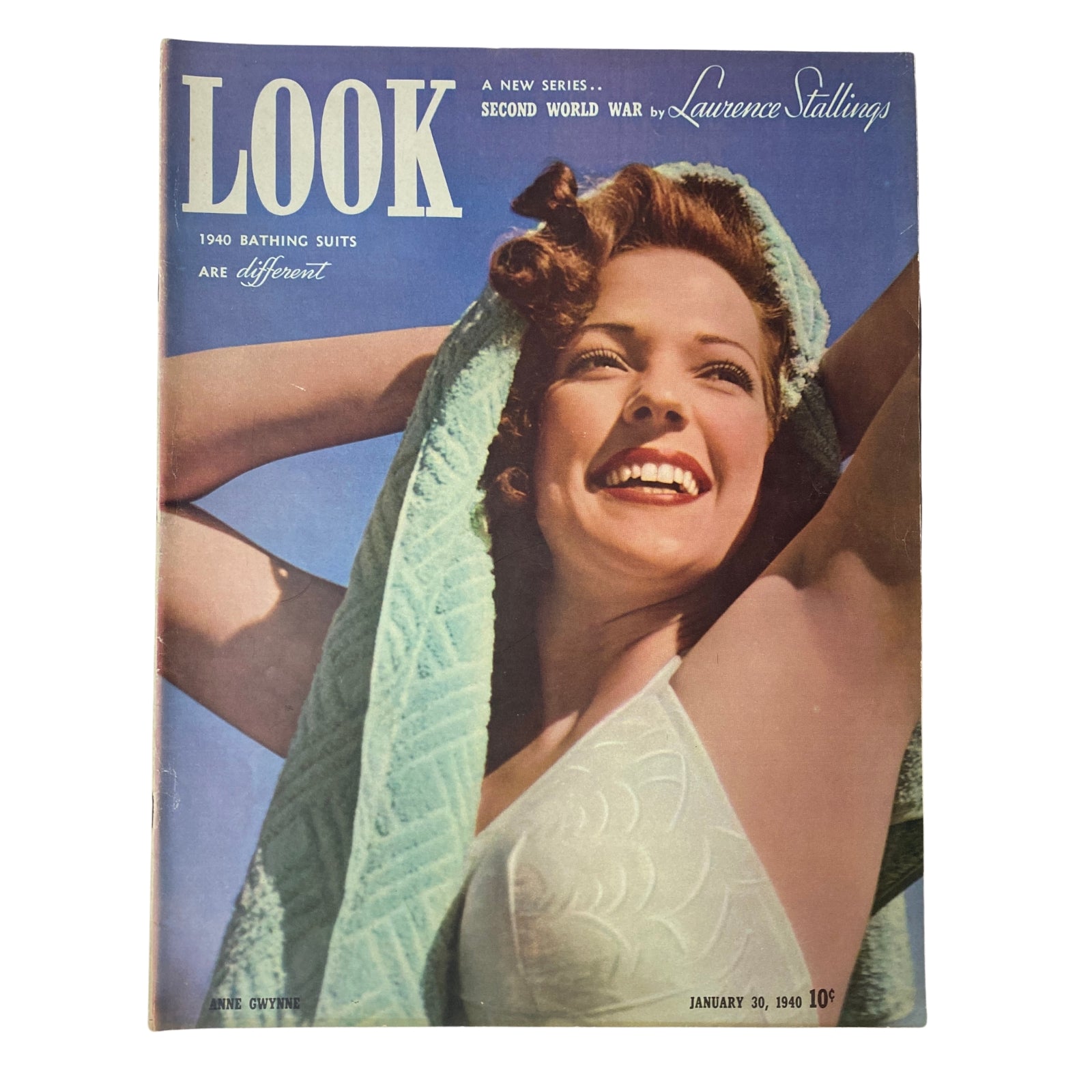 Look Magazine January 30, 1940 Anne Gwynne Cover No Label VG