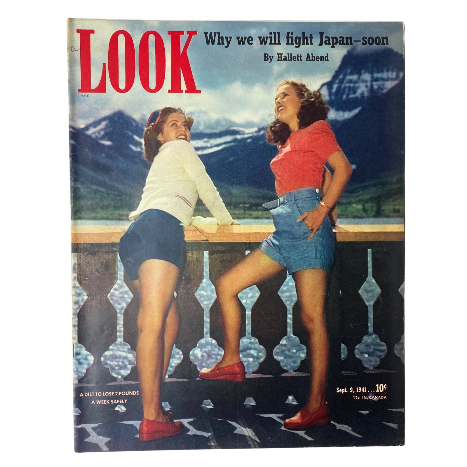 Look Magazine September 9, 1941 Gale Storm and Betty Ann Anderson No Label VG