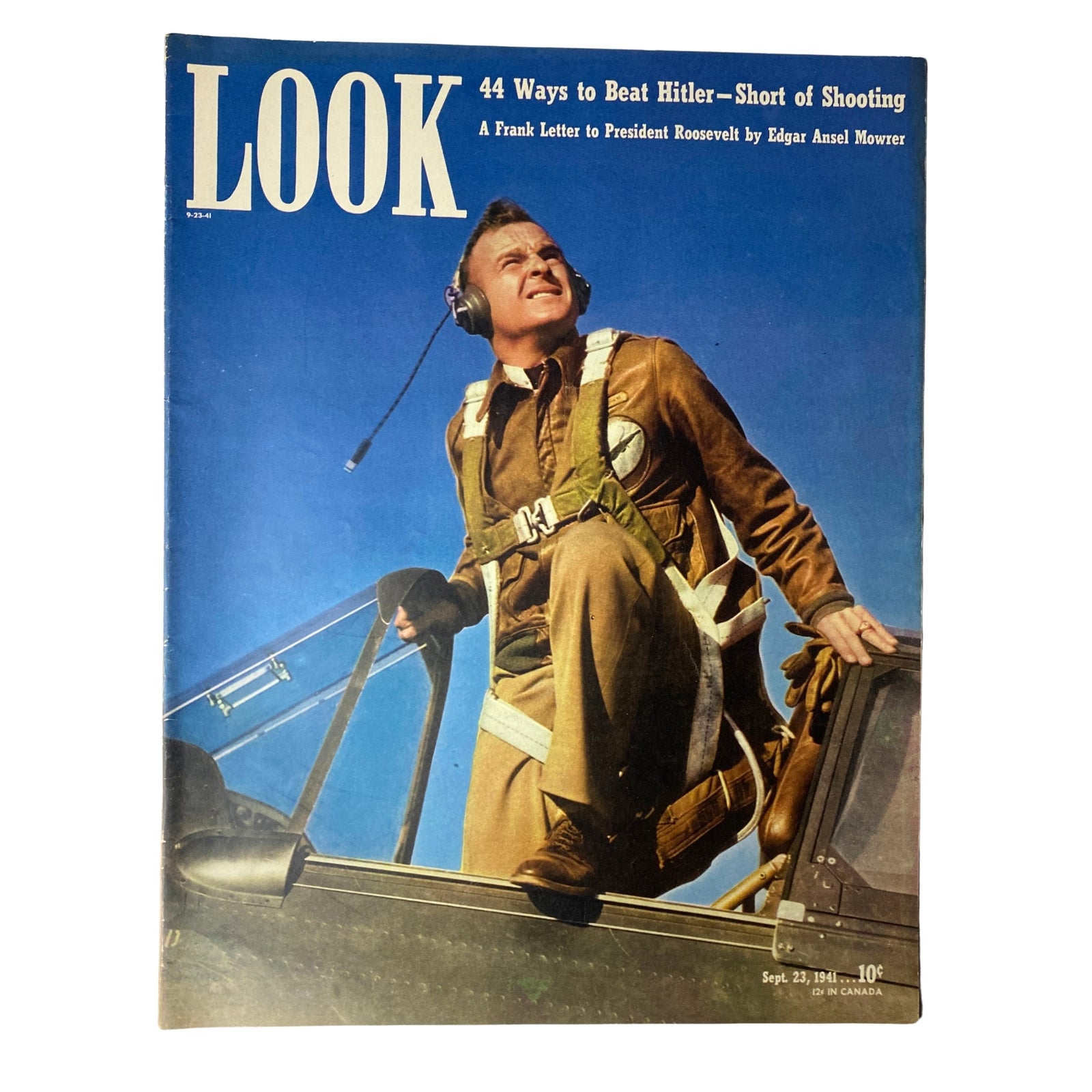 Look Magazine September 23, 1941 Captain Charles W. Stark Jr. No Label VG