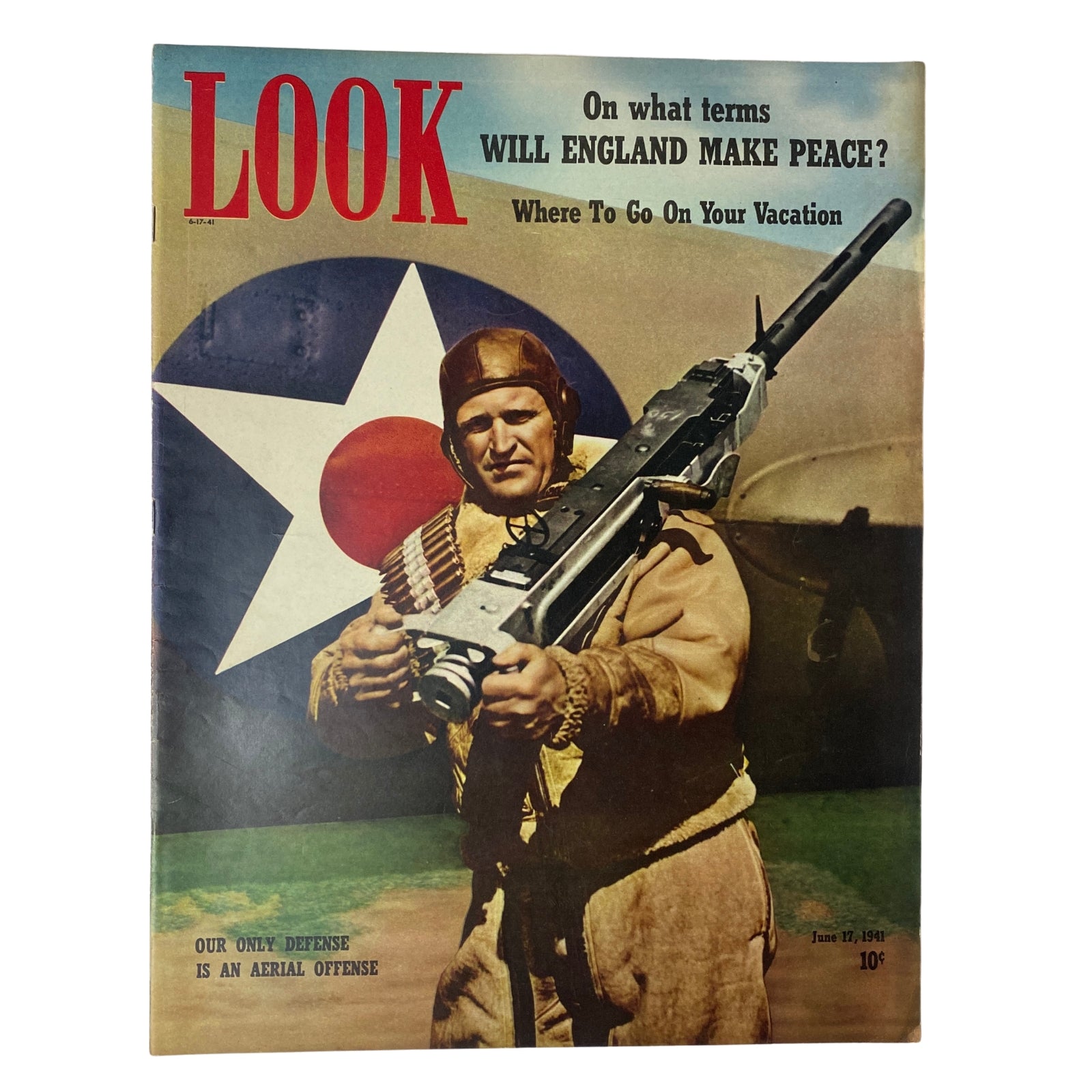 Look Magazine June 17, 1941 Master Sergeant B.B. Small of U.S. Army No Label VG