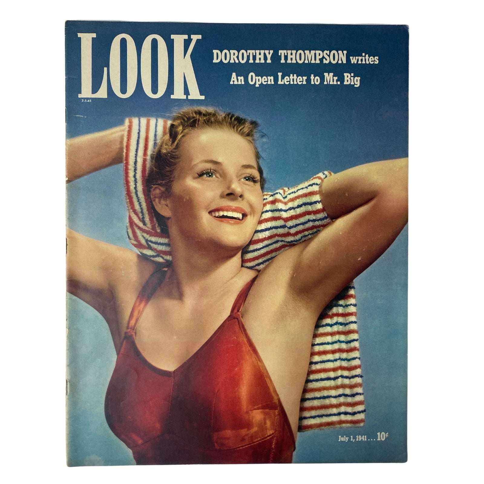 Look Magazine July 1, 1941 Florence Lundeen Cover No Label VG