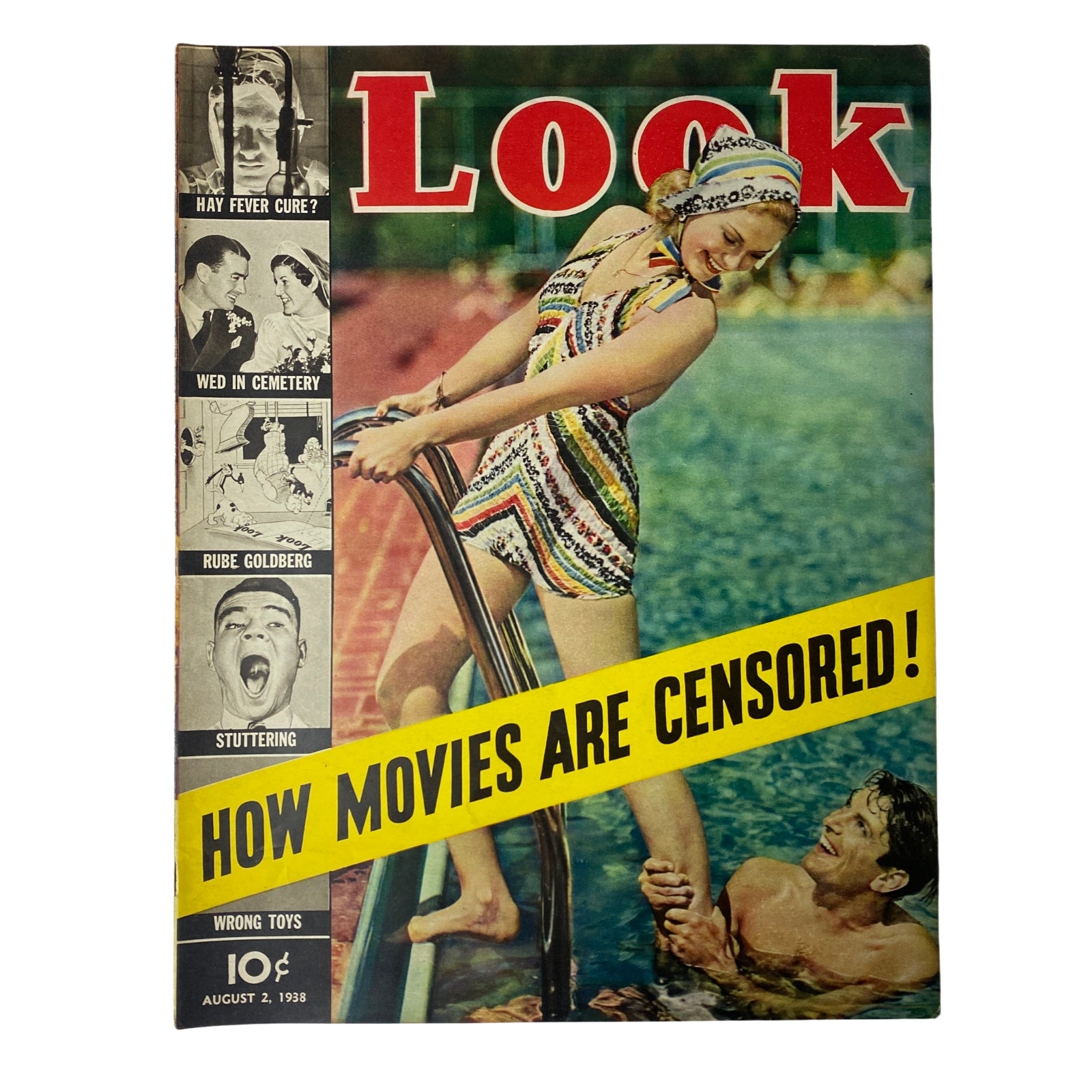 Look Magazine August 2, 1938 How Movies Are Censored No Label VG