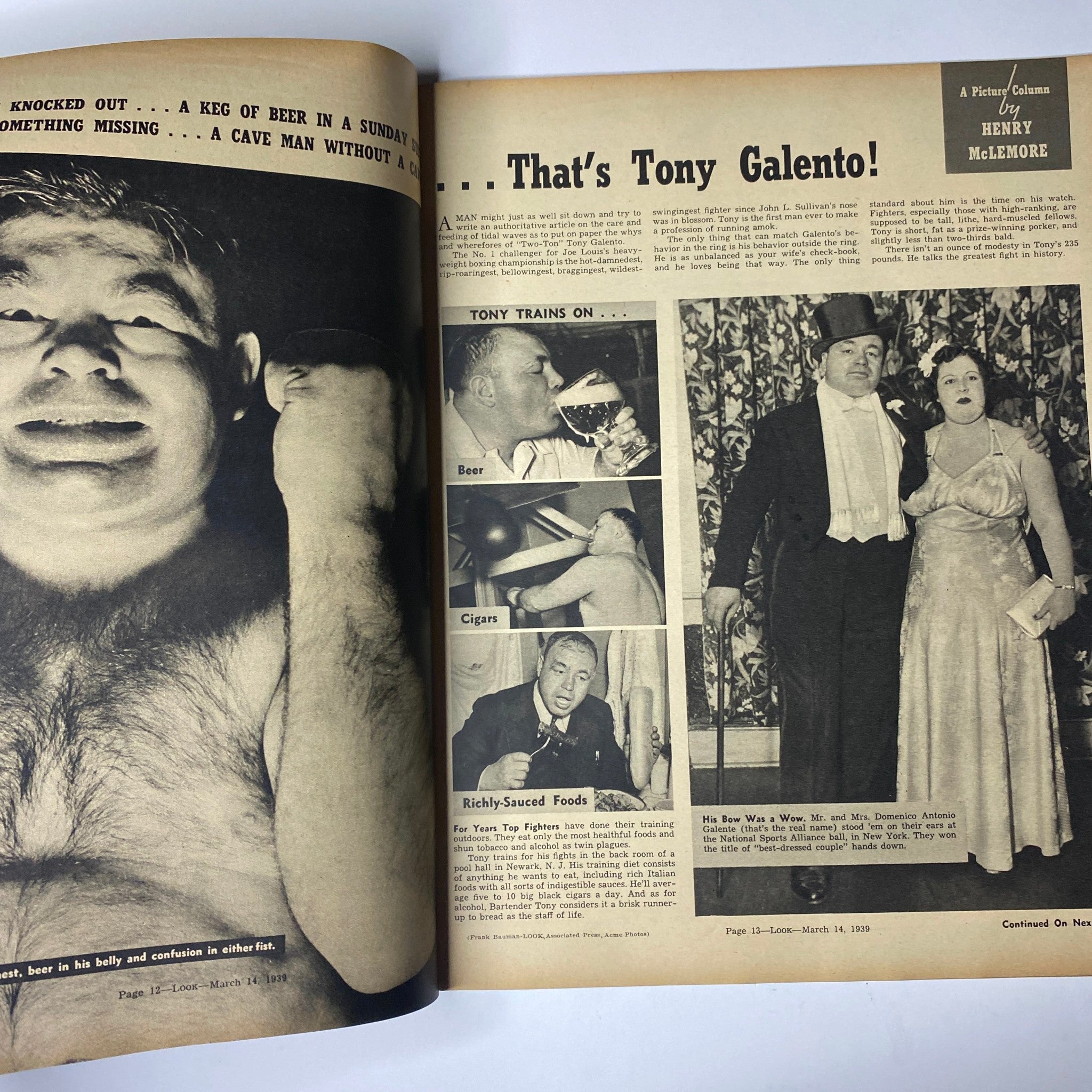 Look Magazine March 14, 1939 Paulette Goddard Cover No Label VG