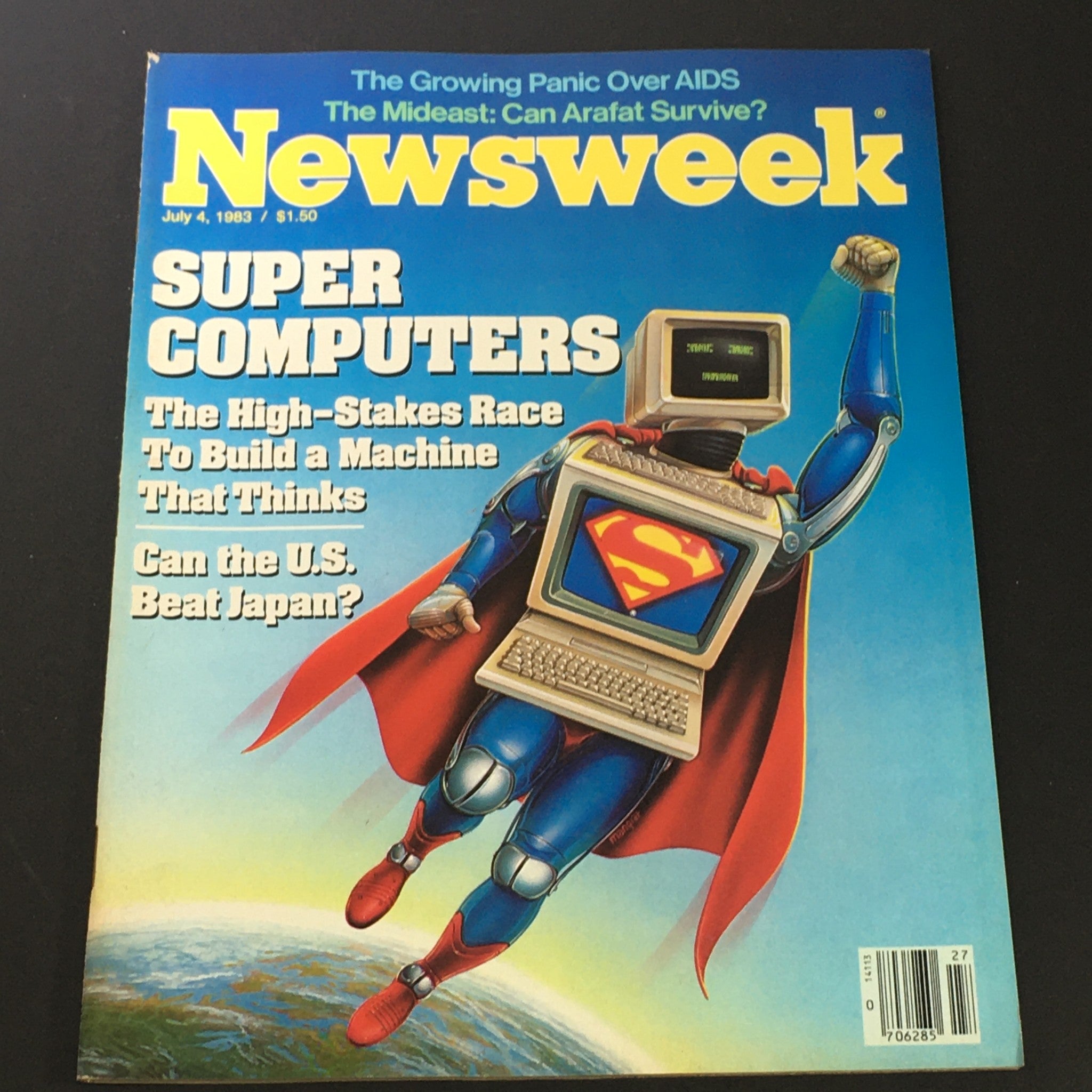 VTG Newsweek Magazine July 4 1983 - Super Computers / The High-Stakes Race