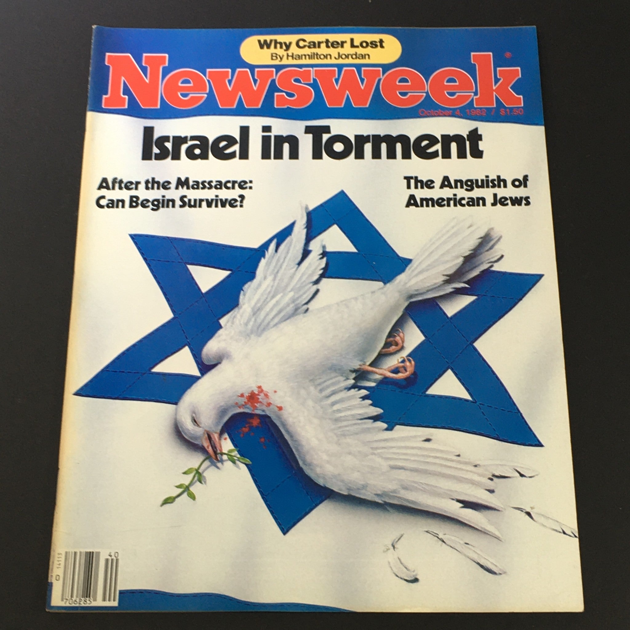 VTG Newsweek Magazine October 4 1982 - Israel in Torment / American Jewish