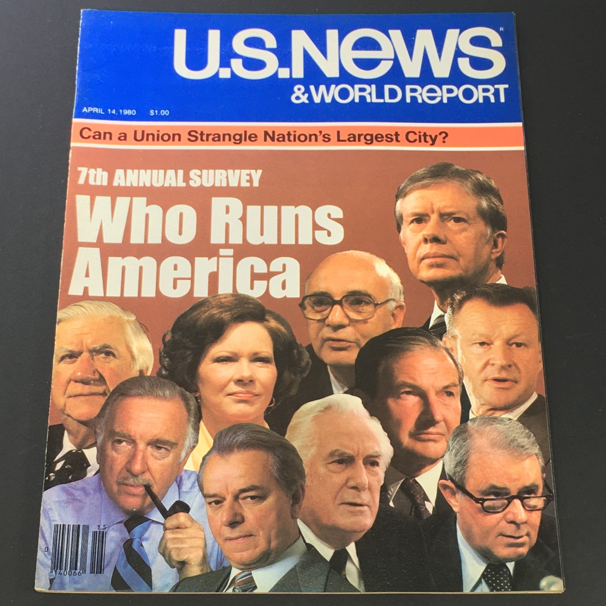 VTG US News & World Report Magazine April 14 1980 - Survey on Who Runs America