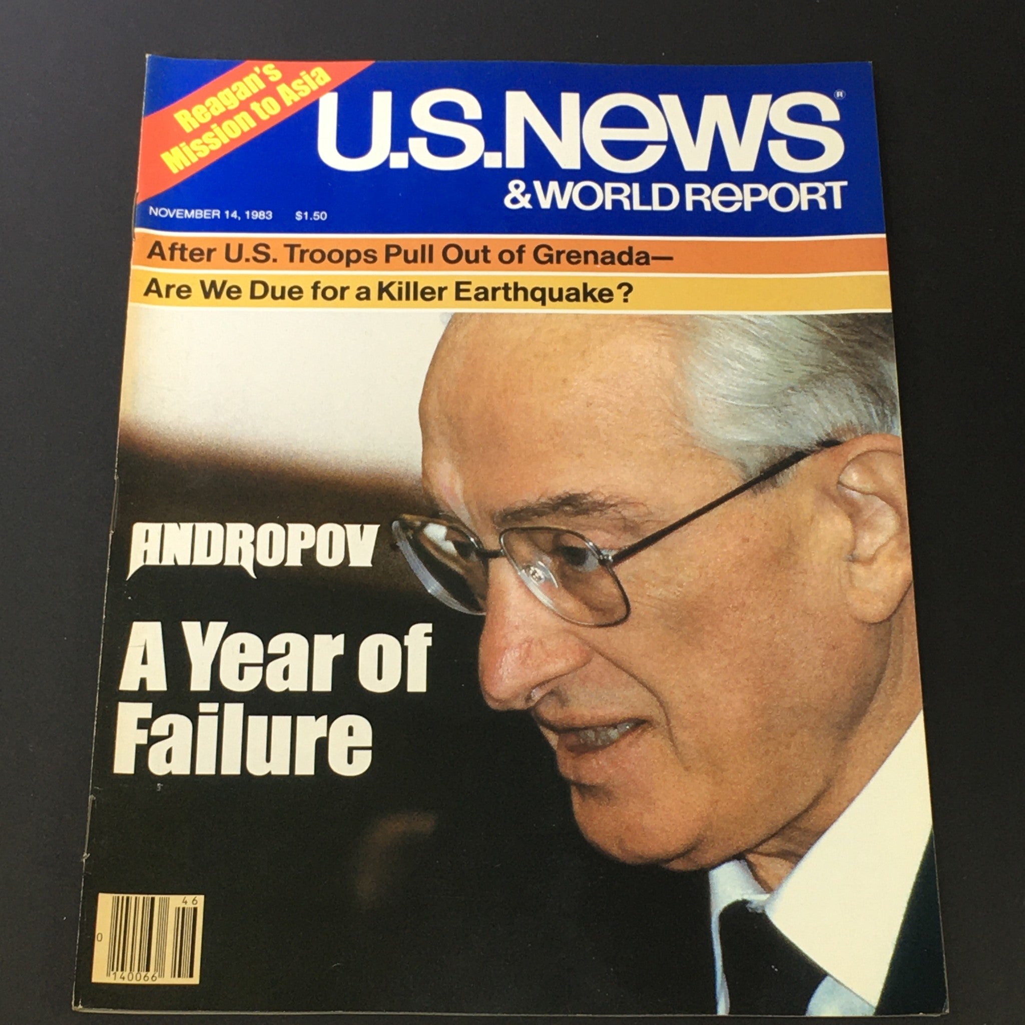 VTG US News & World Report Magazine November 14 1983 - Yuri Andropov / Newsstand